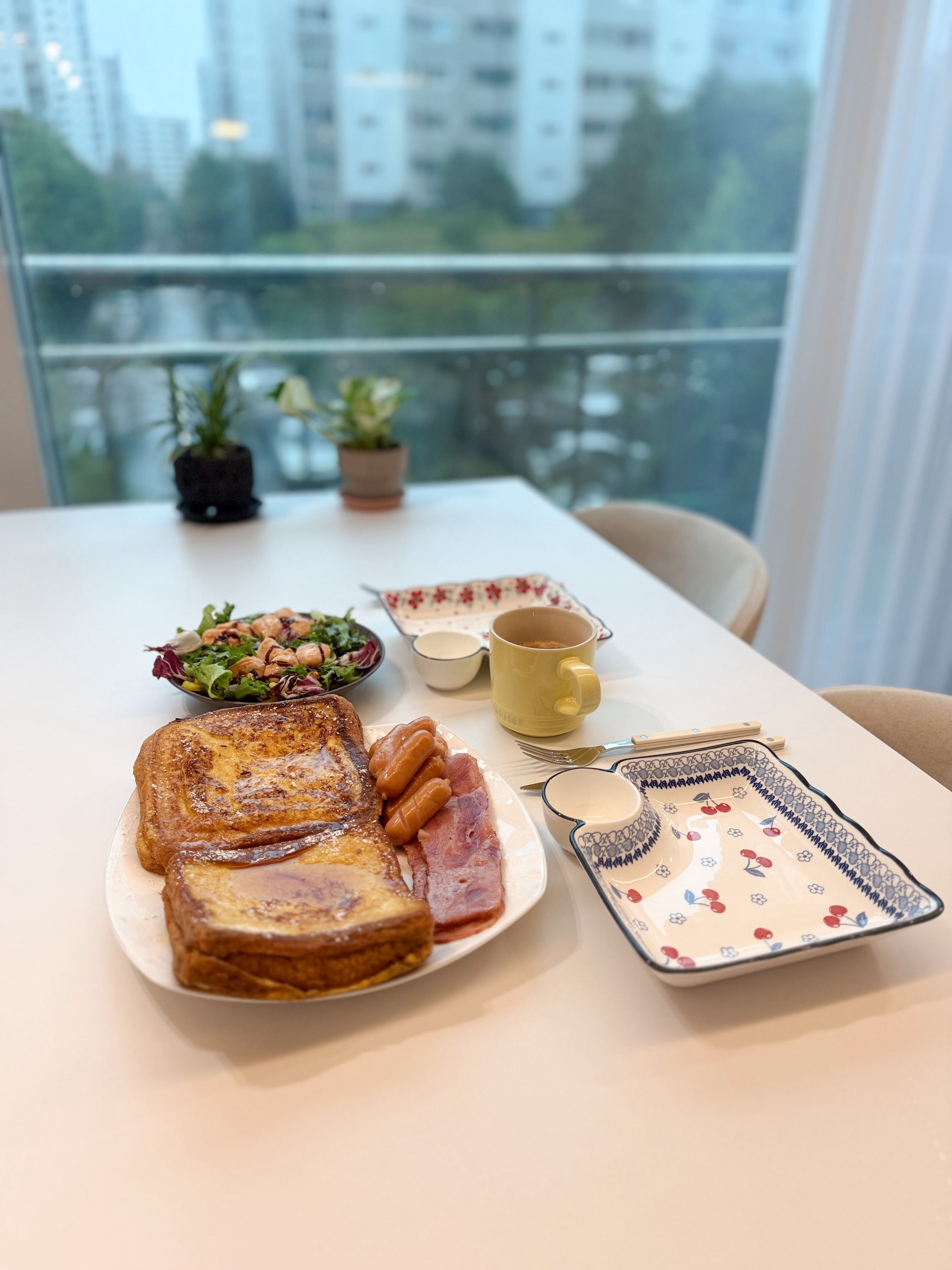 Floral Square Serving Plate Set with Sauce Dish (2-Piece) user photo