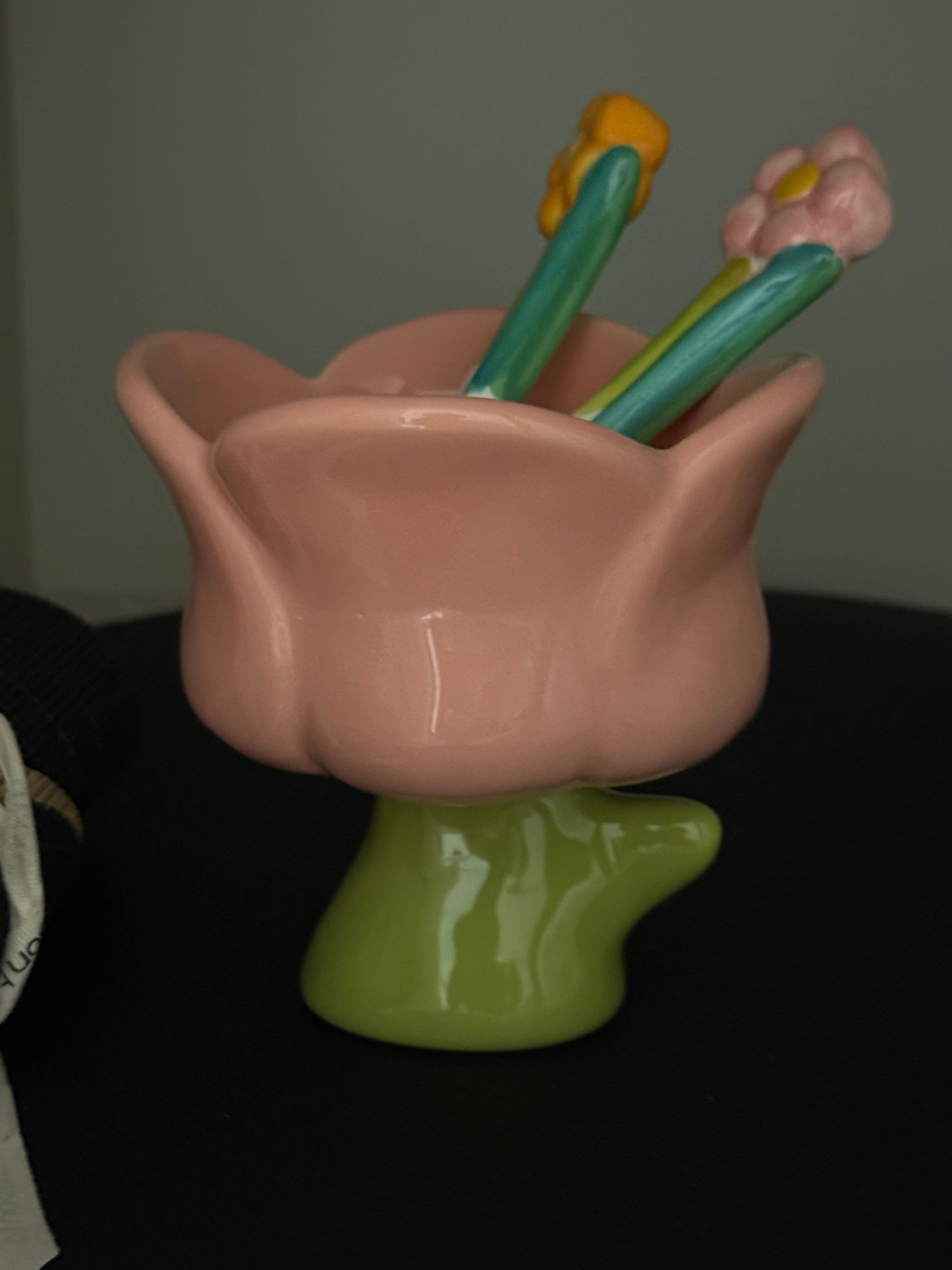 Tulip Dessert Bowl & Flower Spoon Set user photo