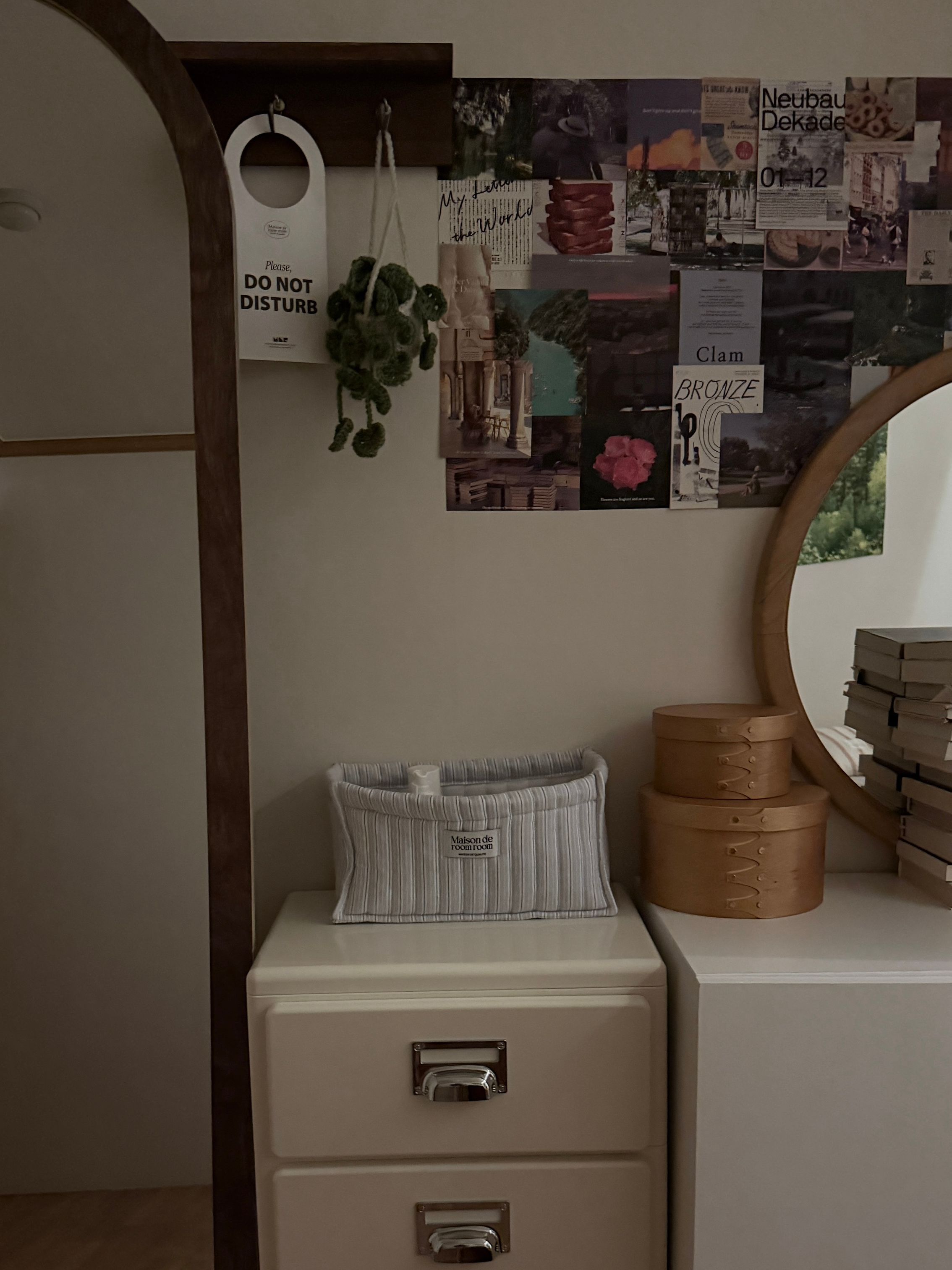 Striped Quilted Storage Basket user photo