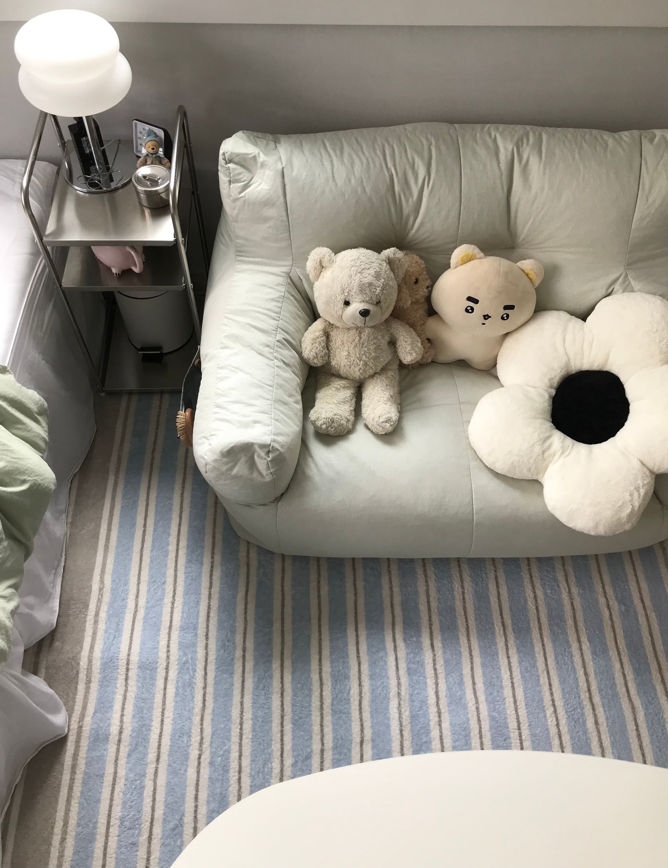Blue Stripe Bedside Rug user photo