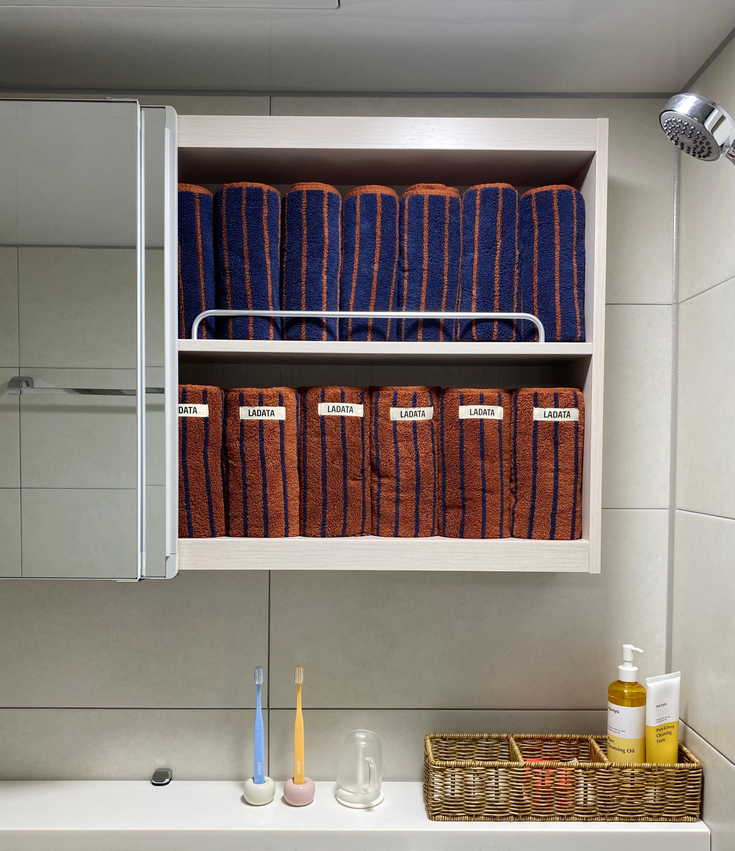 Double-Sided Pattern Hotel Towel Set (5-Piece) user photo