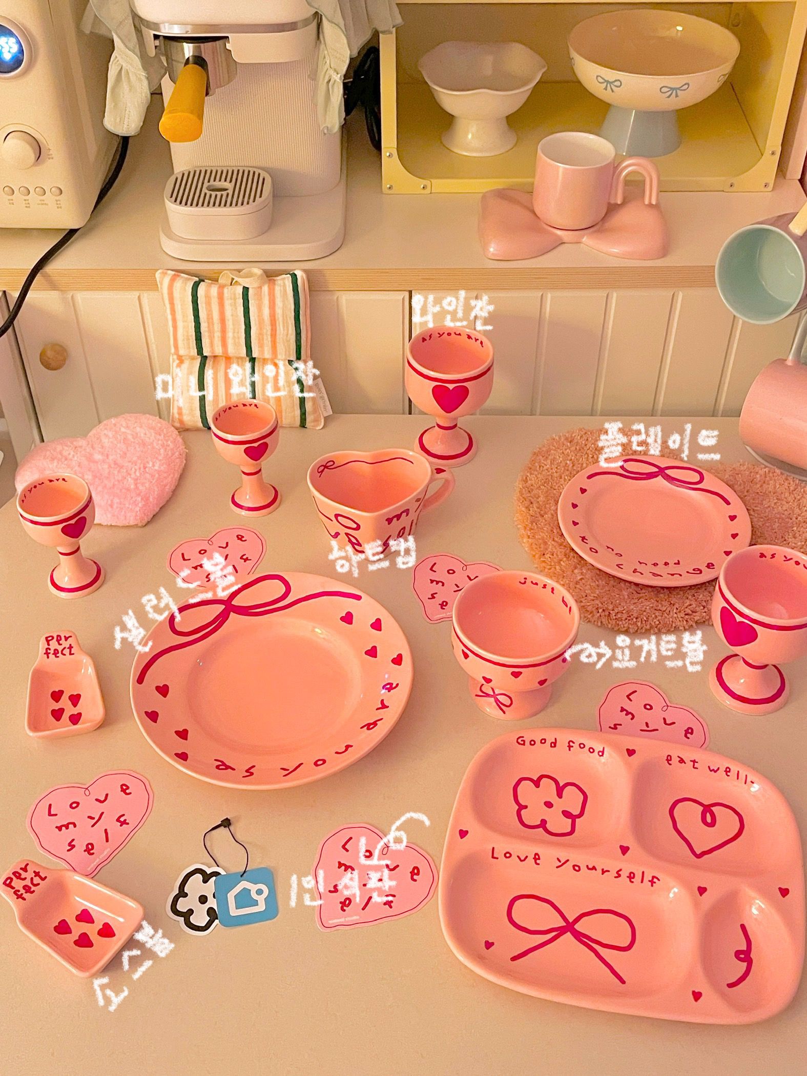 Pink Edition Ceramic Heart Cup and Plate Gift Set user photo