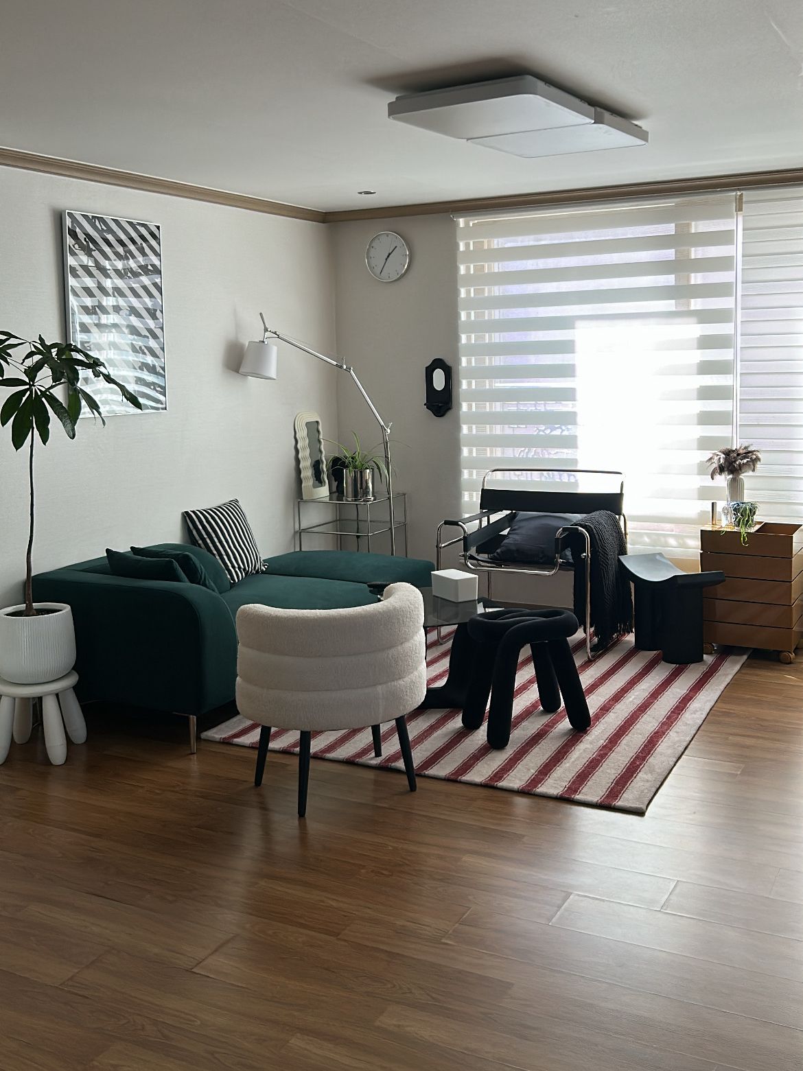 Red Stripe Pattern Rug user photo