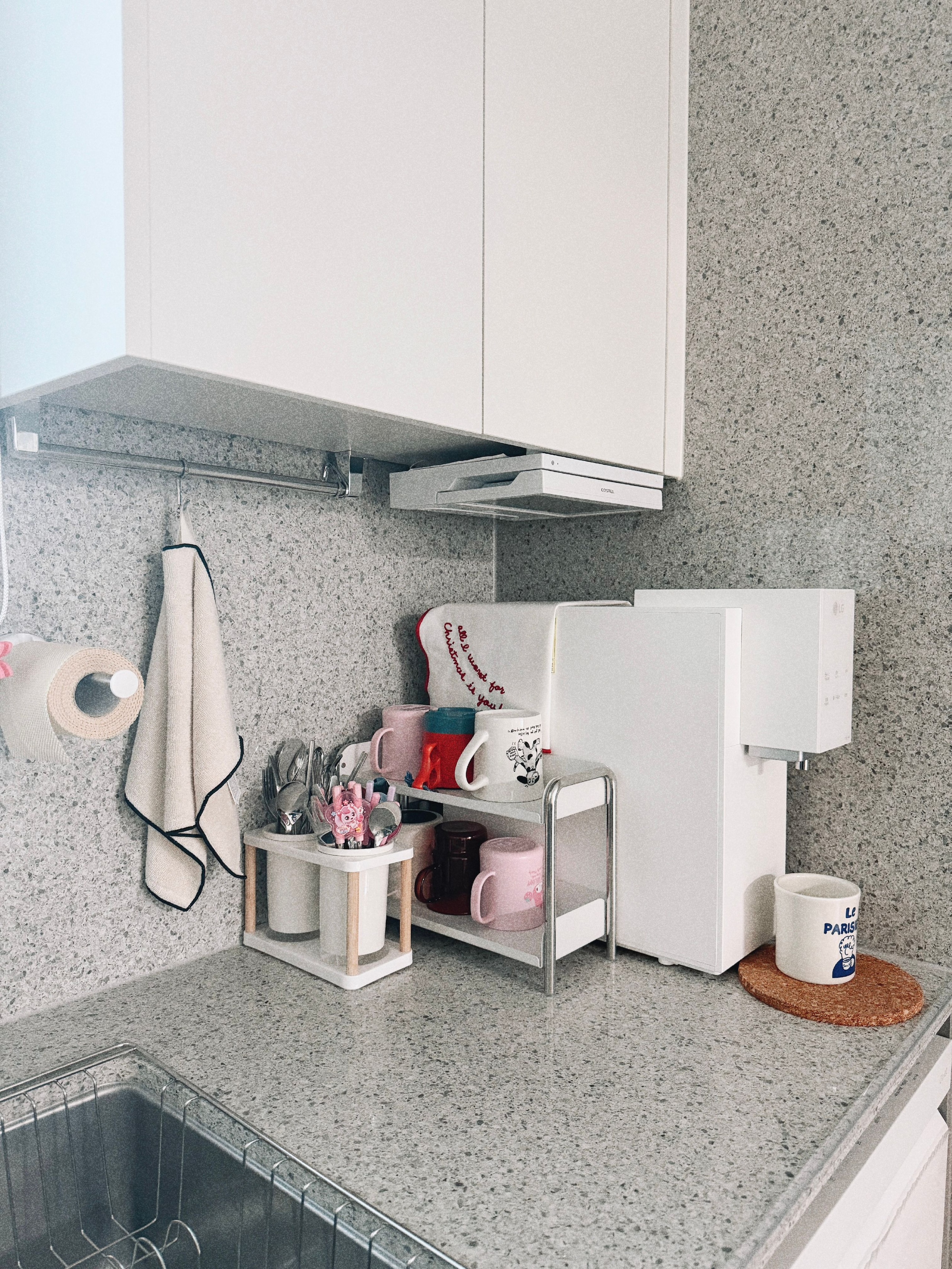 Elle Stainless Steel 2-Tier Kitchen Storage Rack user photo