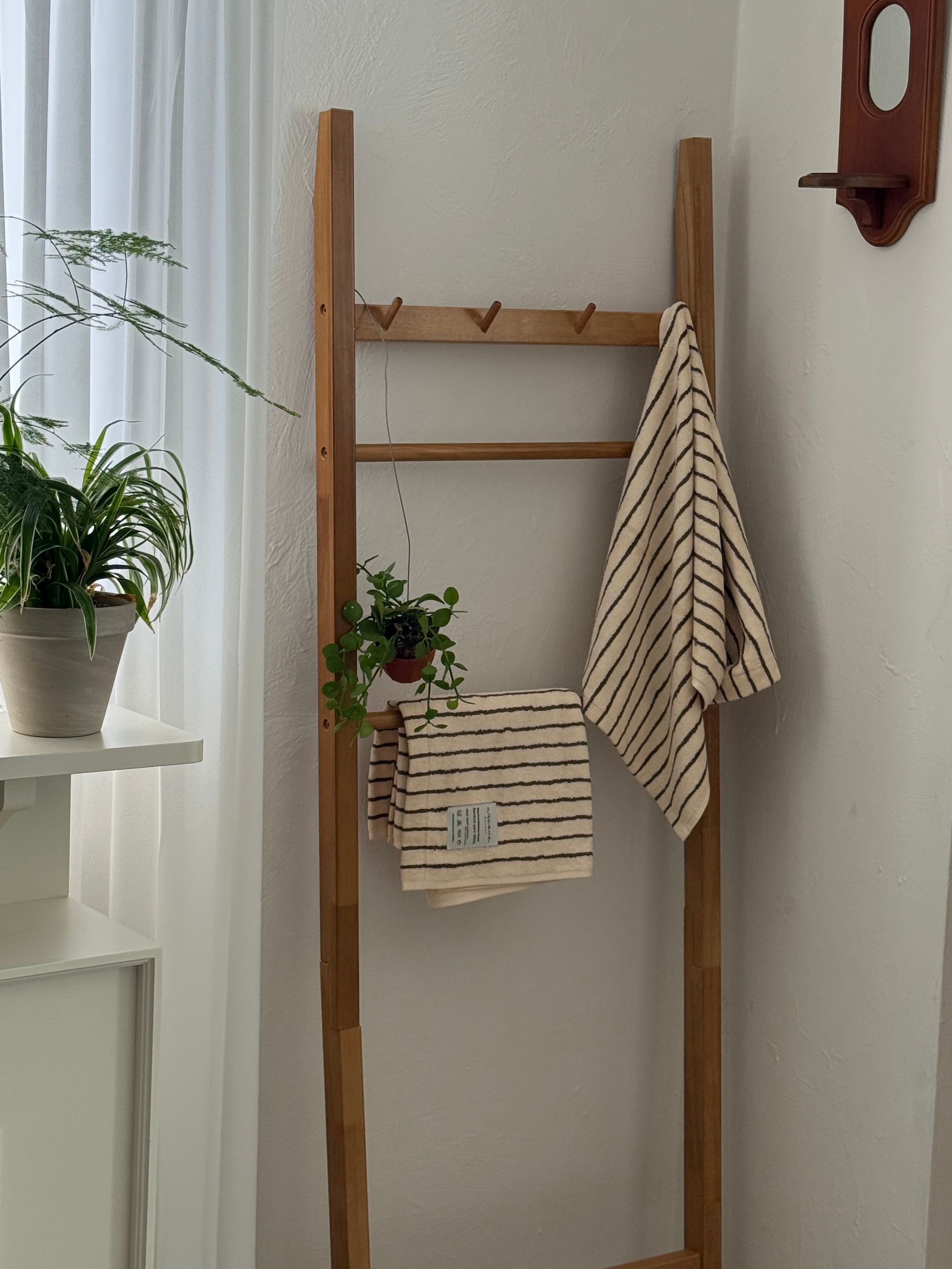 Solid Wood Ladder Clothes Rack Stand user photo