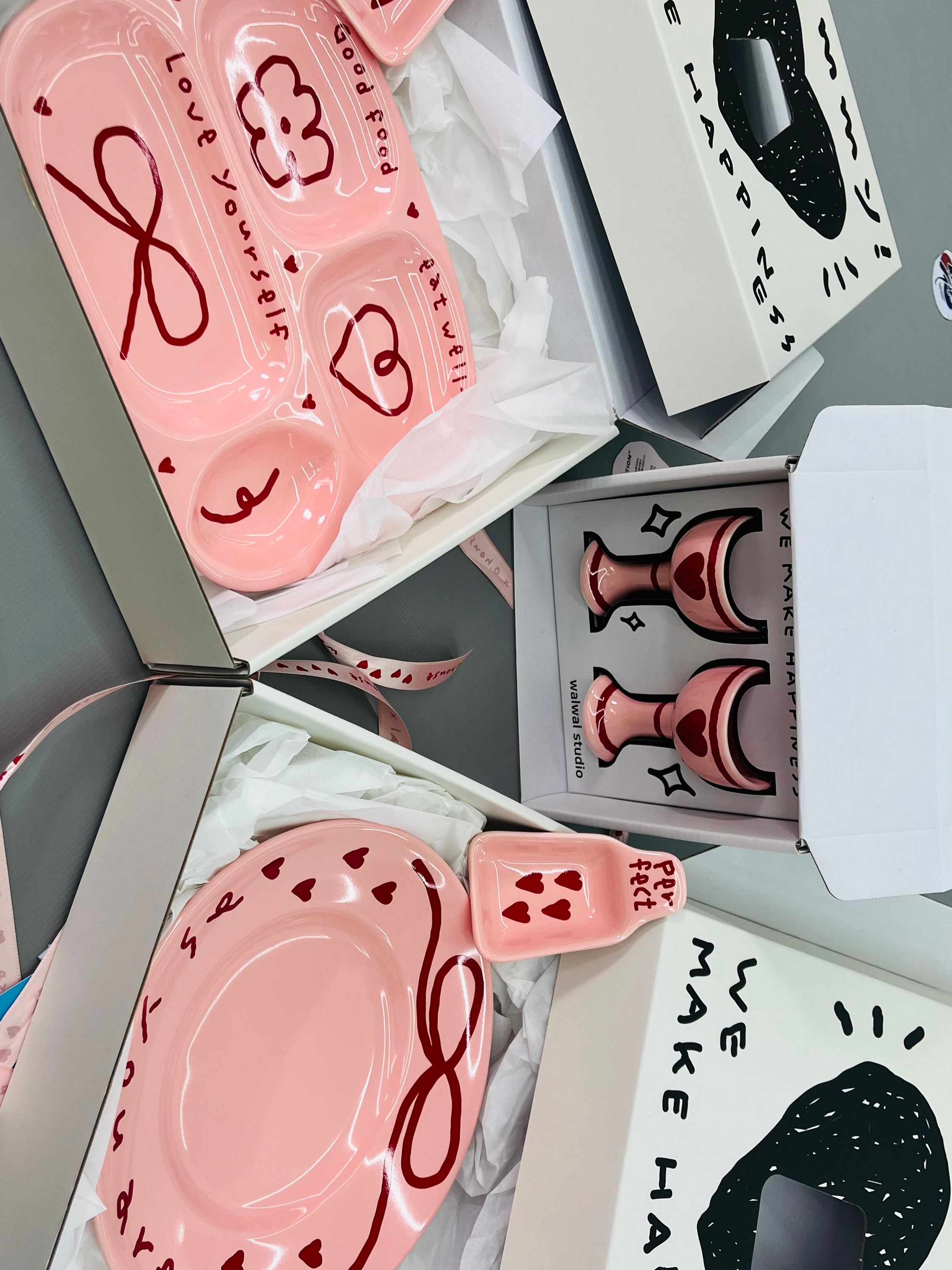 Pink Edition Ceramic Solo Meal Tray Set user photo