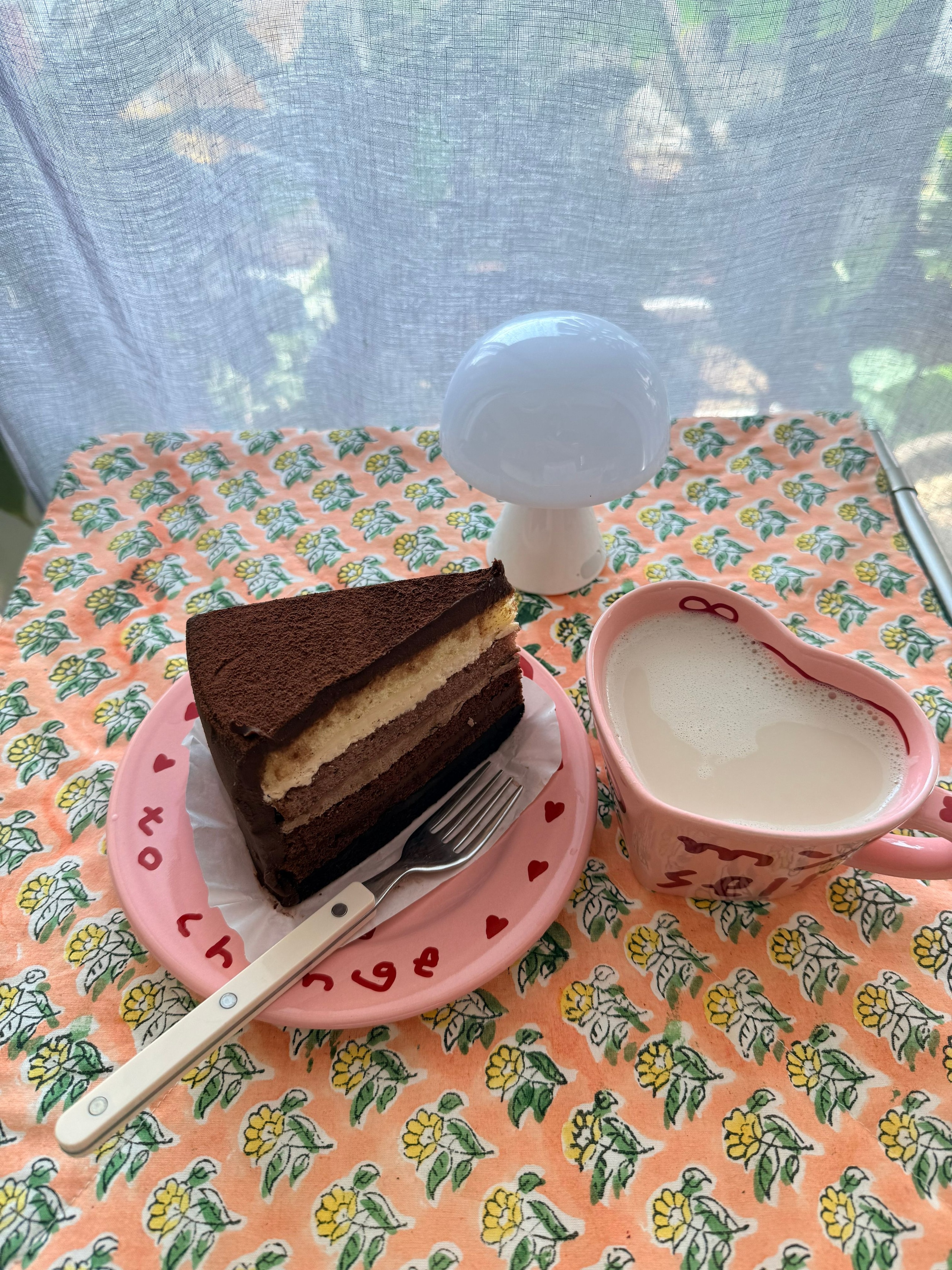 Pink Edition Ceramic Heart Cup and Plate Gift Set user photo