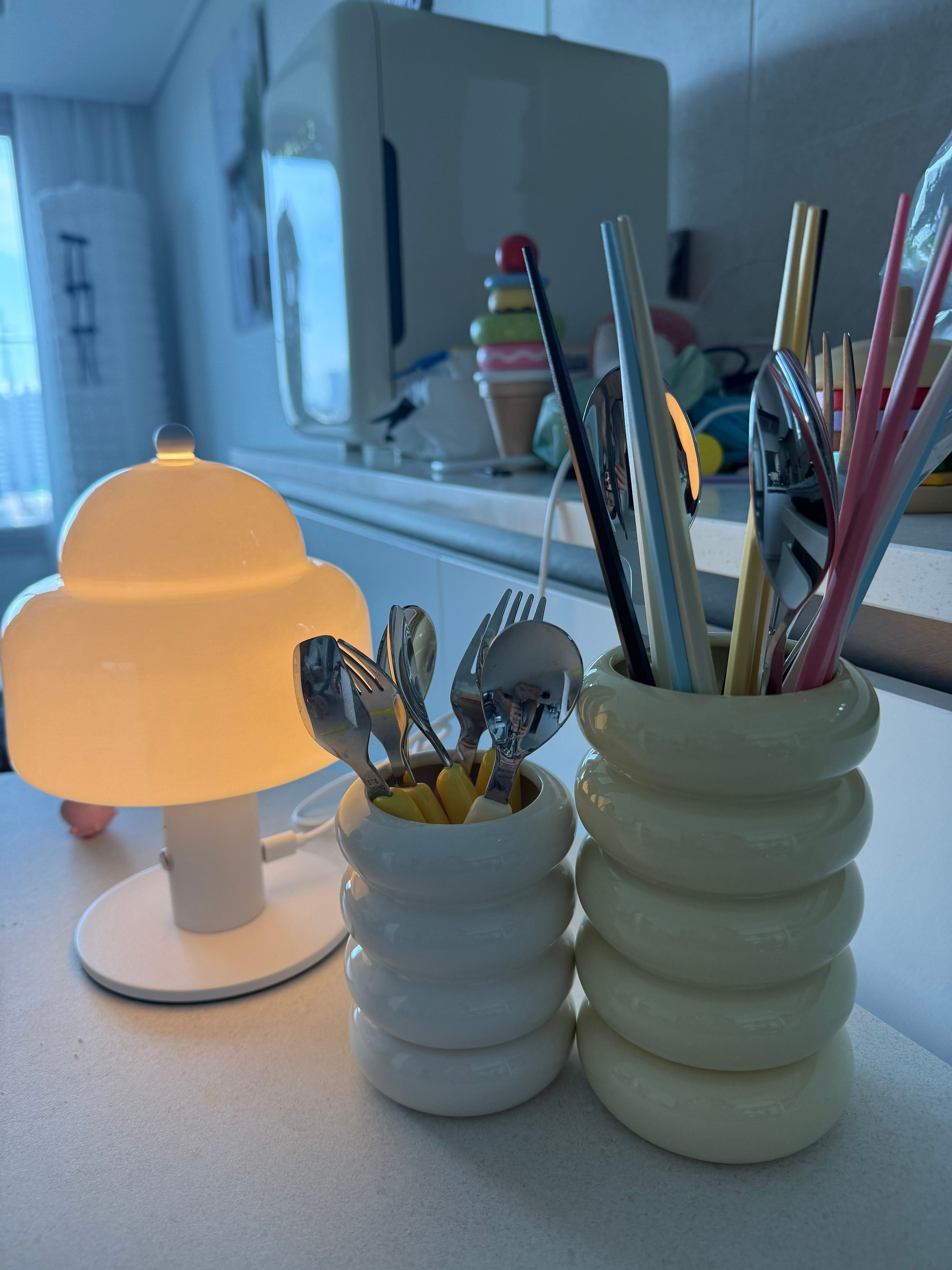 Cloud Ceramic Self-Draining Utensil Holder user photo