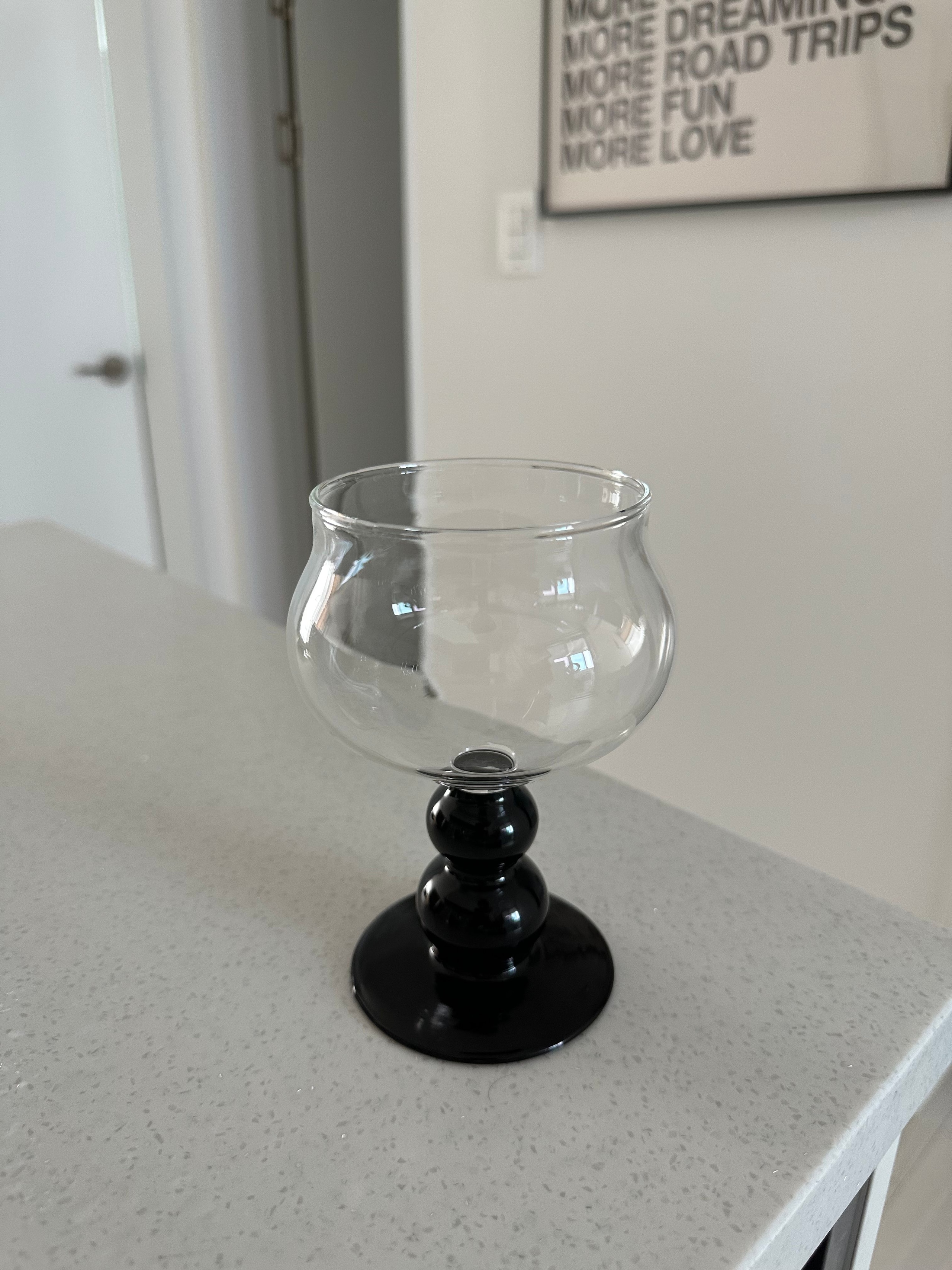 Rove Black Stem Wine Glass user photo