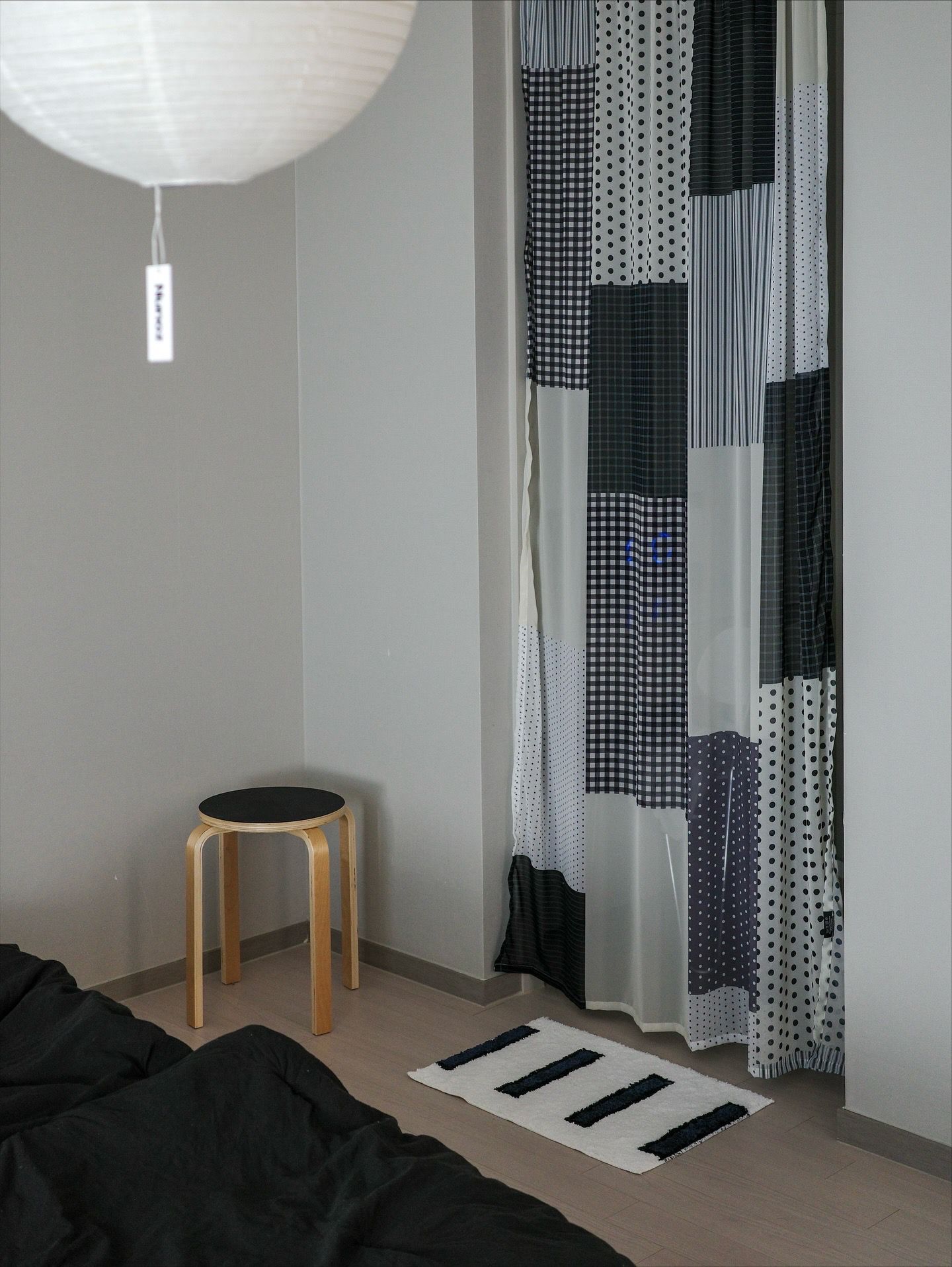 Retro Patchwork Chiffon Door Curtain user photo