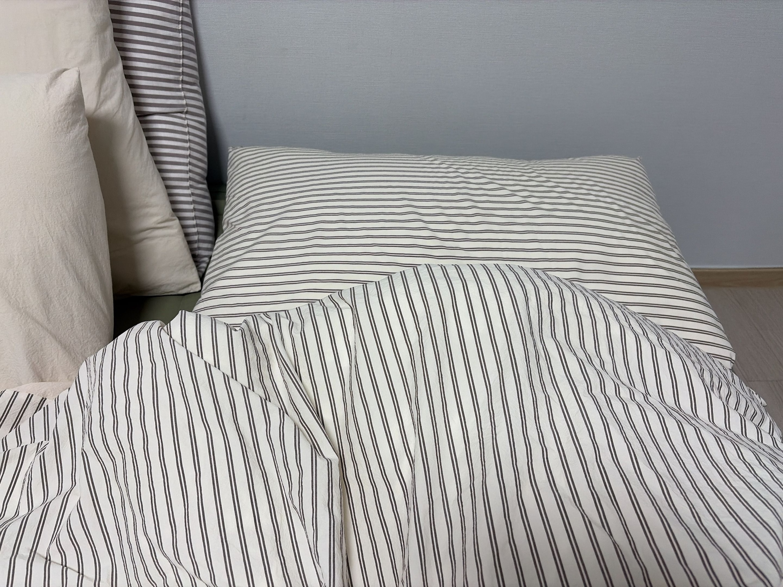 Brown Stripe Reversible Duvet Cover user photo