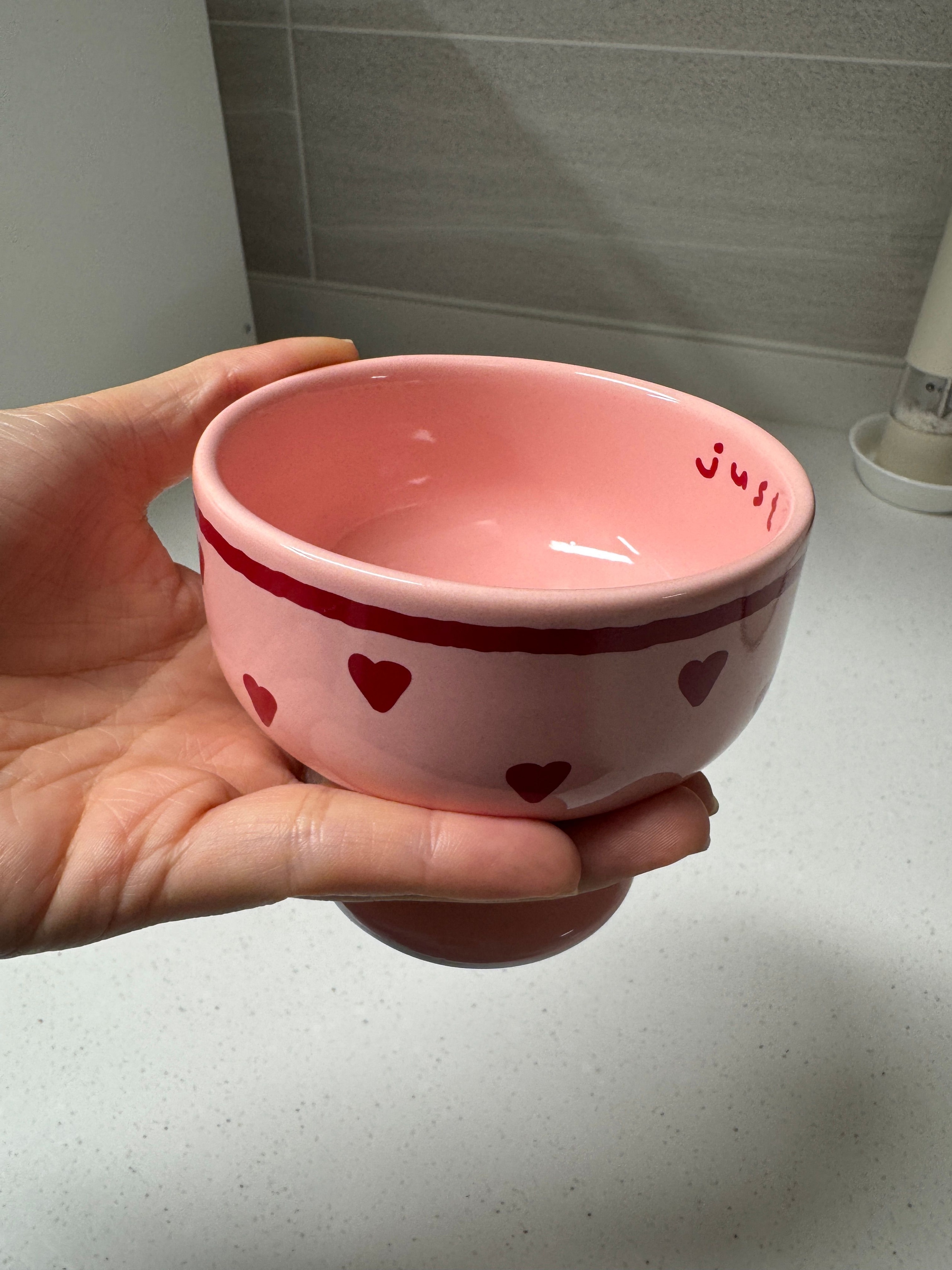 Pink Edition Ceramic “Just Be” Dessert Bowl Gift Set user photo