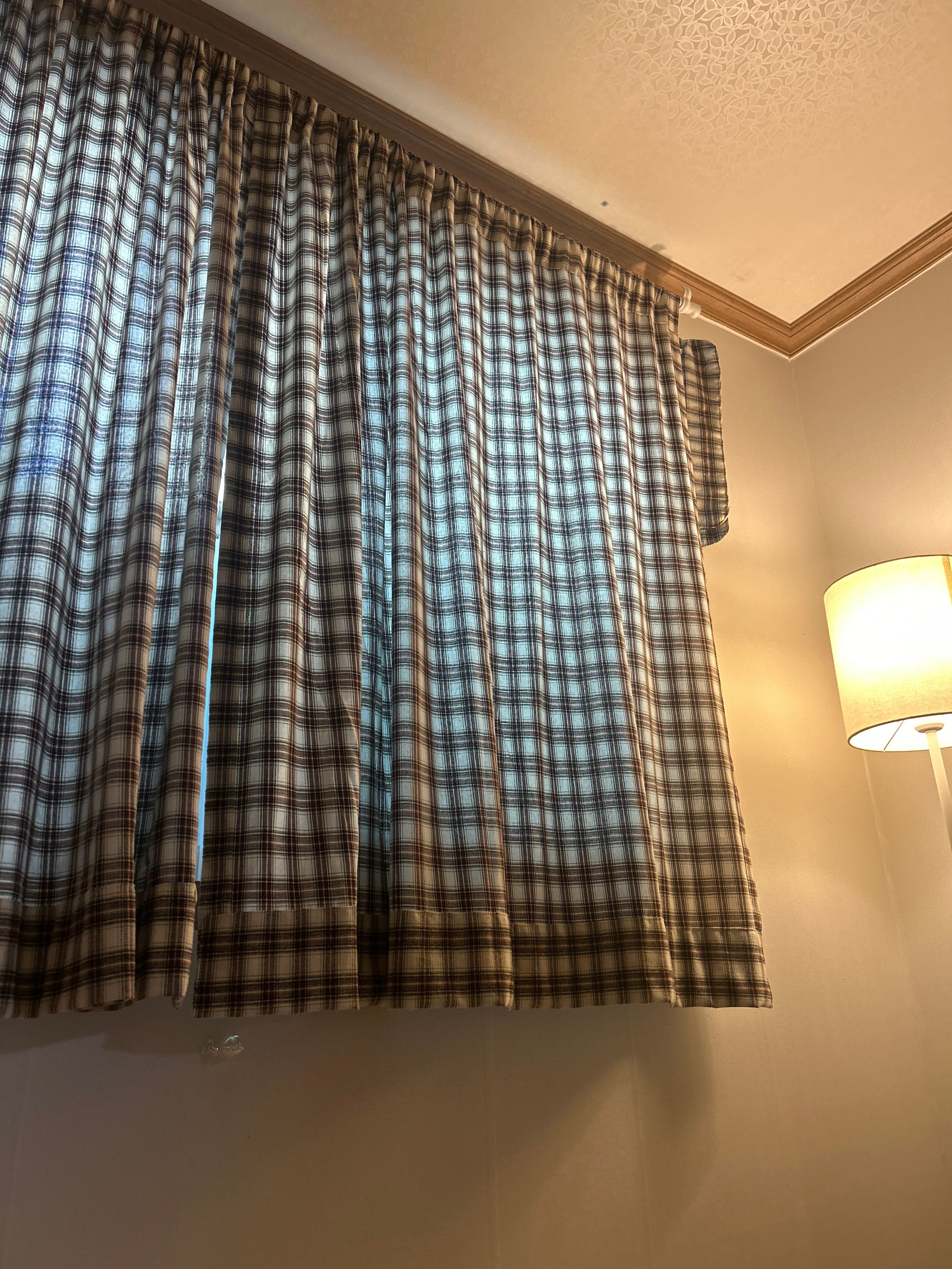 Cozy Brown Plaid Curtain user photo