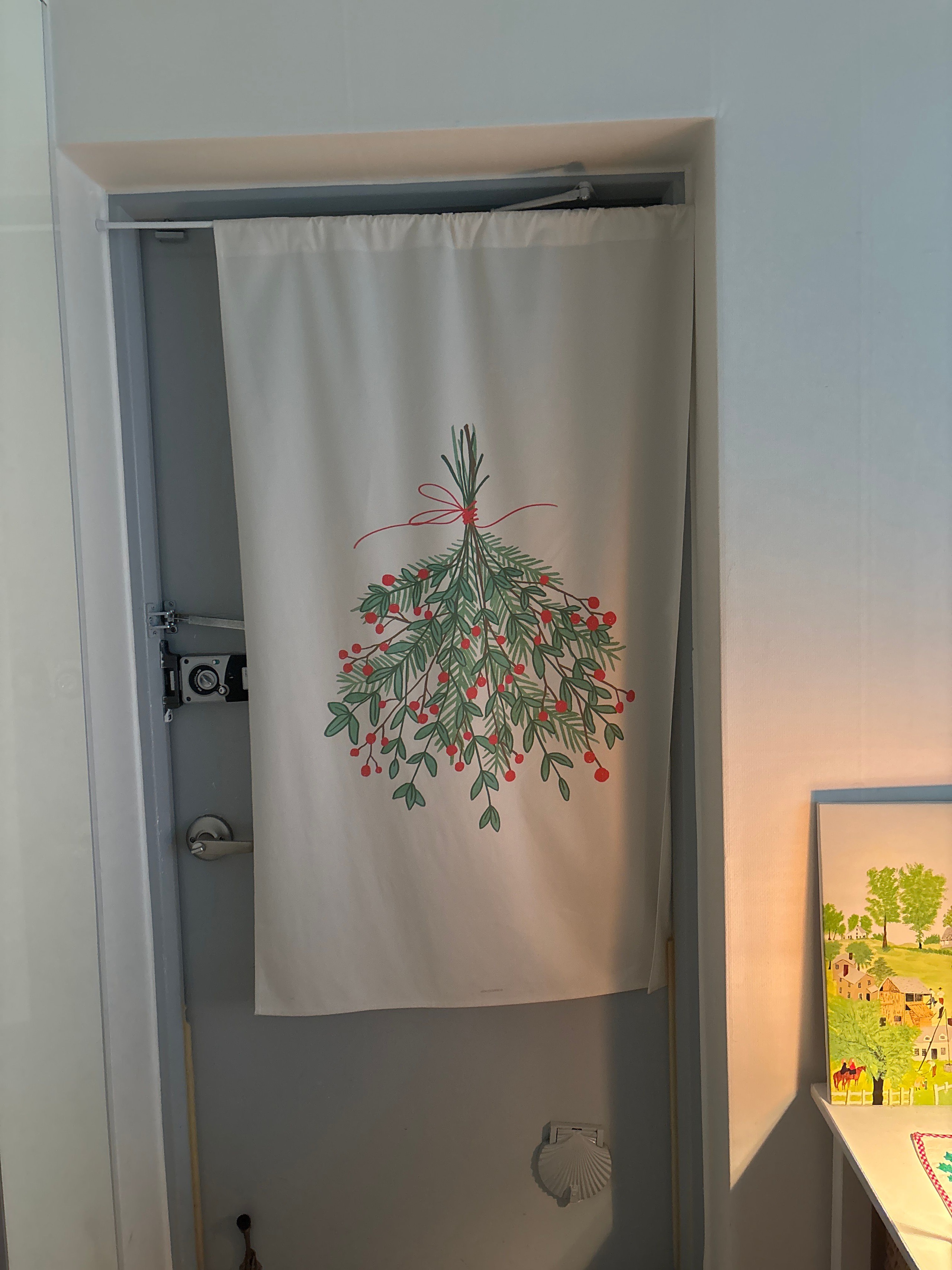 Christmas Bouquet Door Curtain user photo