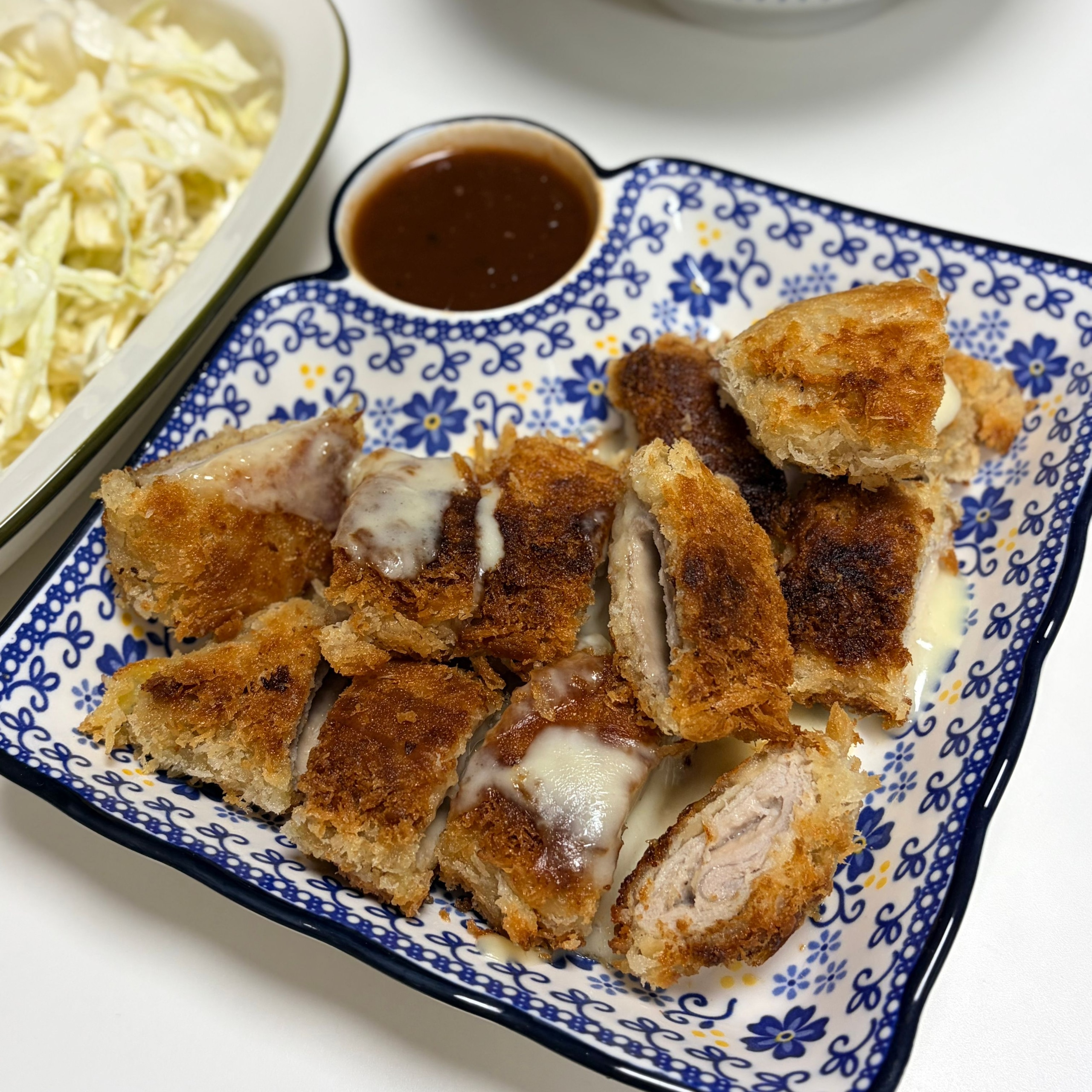 Floral Square Serving Plate Set with Sauce Dish (2-Piece) user photo