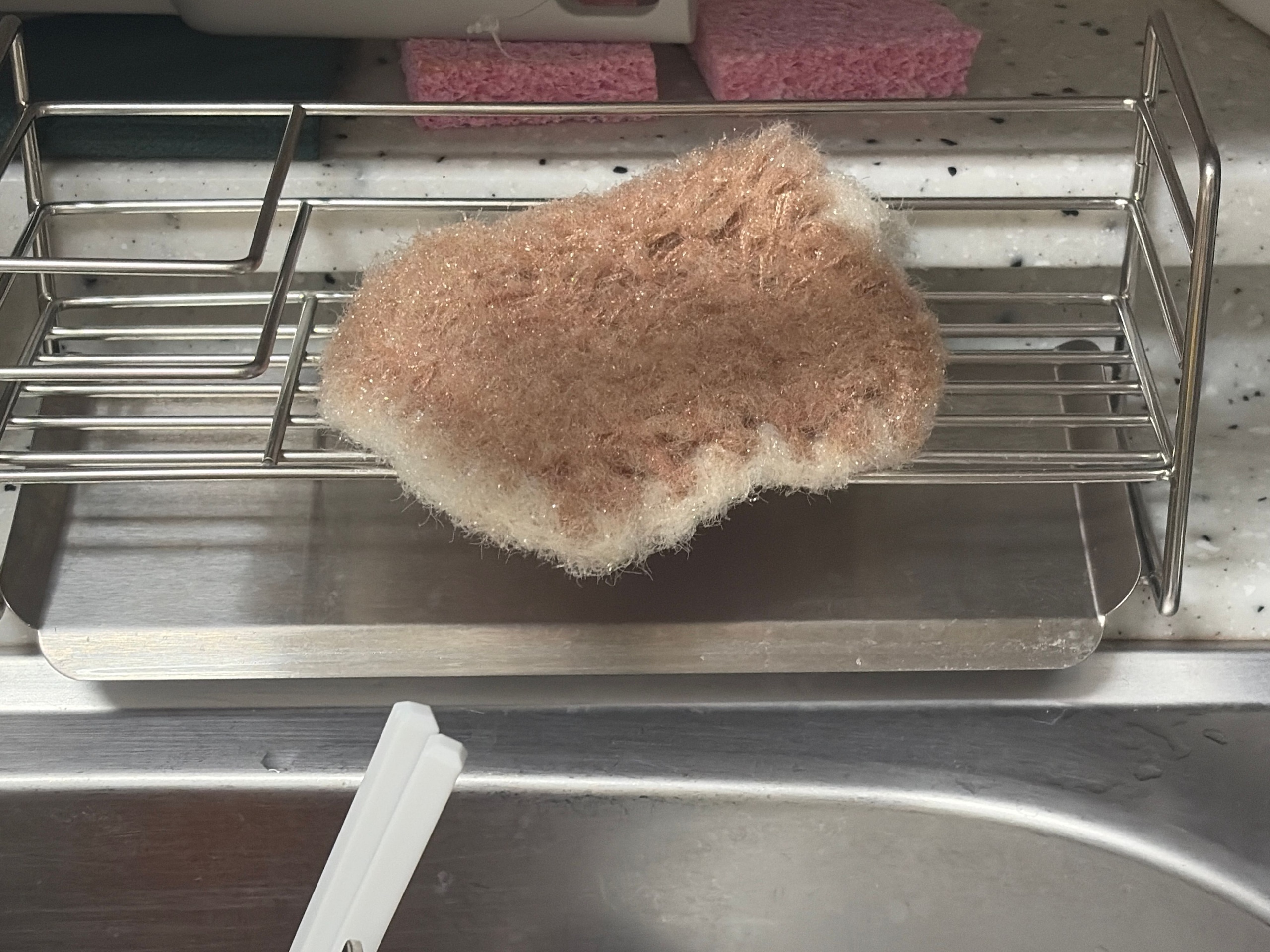 Stainless Steel Sponge Holder with Drain Tray user photo