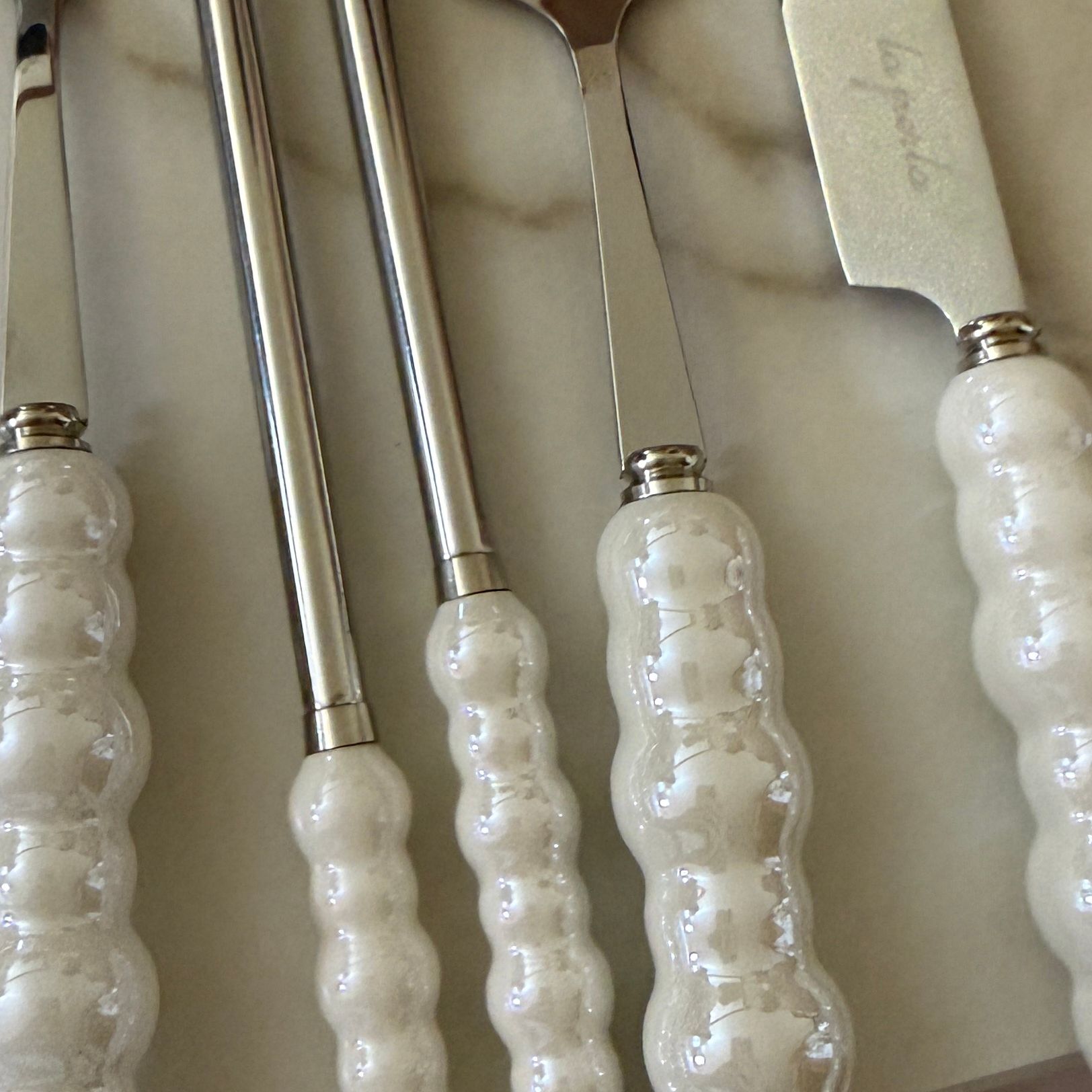 Bead Handle Full Flatware Set (4-piece) user photo
