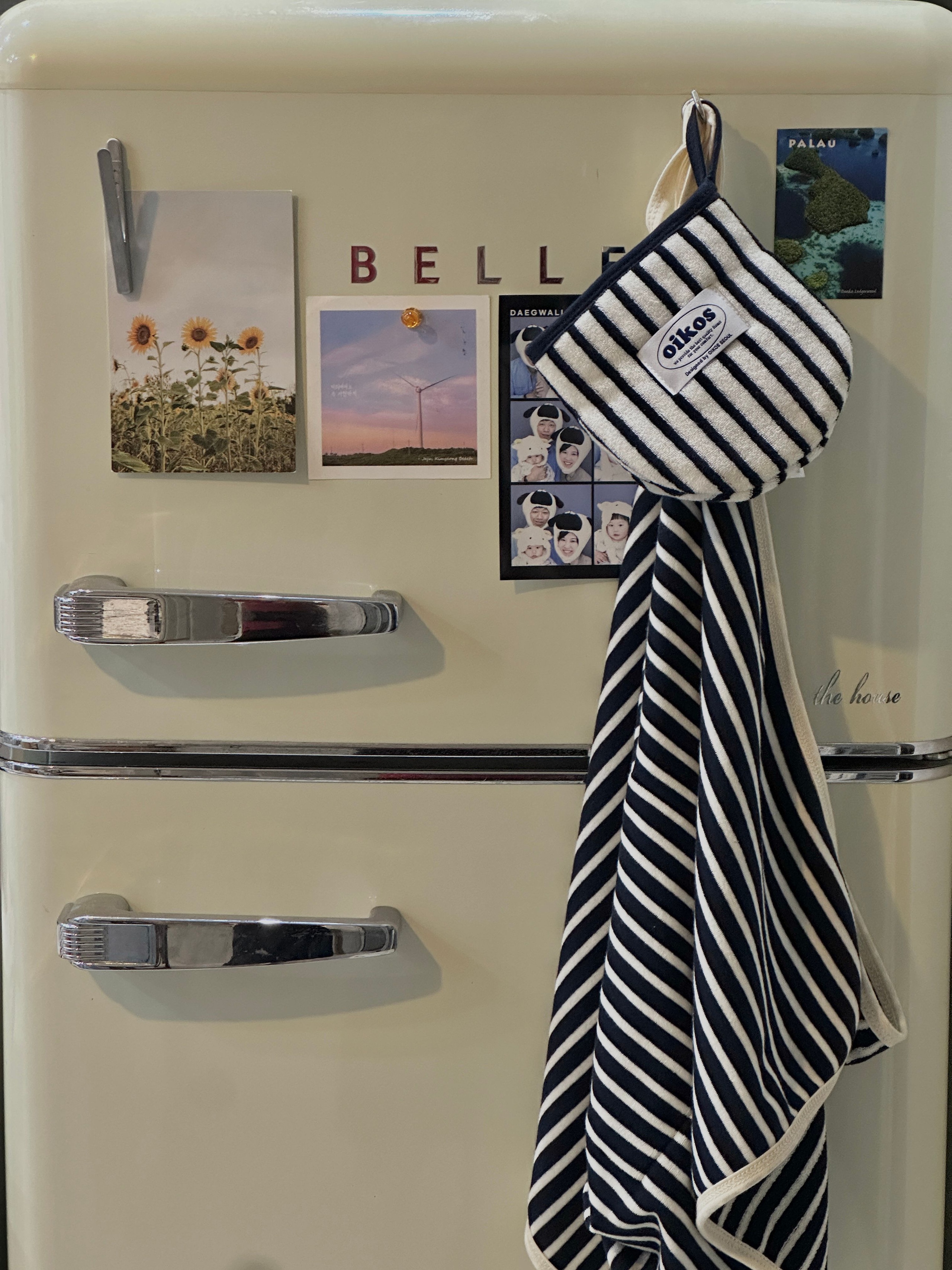 Striped Cotton Apron & Oven Mitt Set user photo