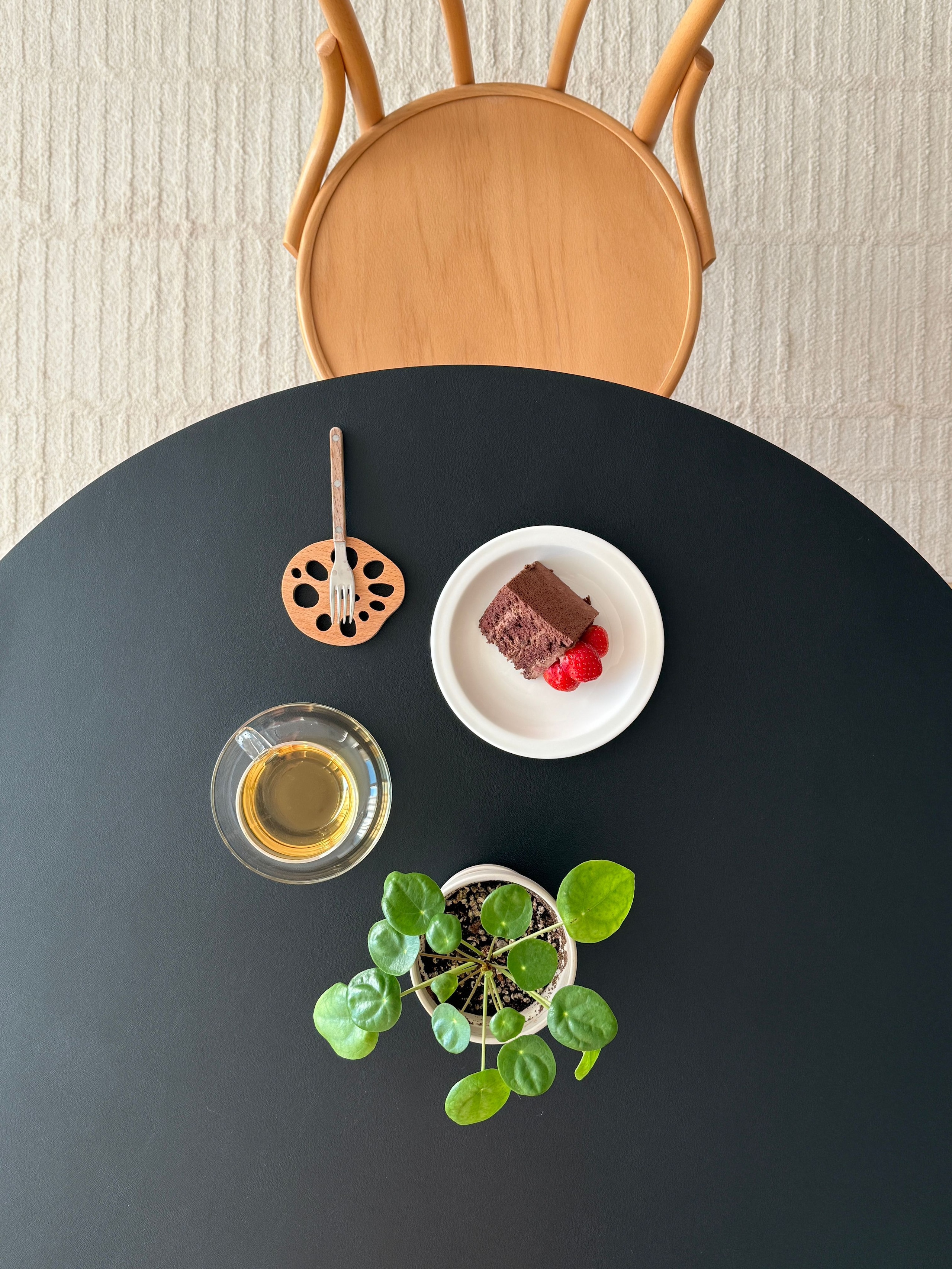 Wood Lotus Root Spoon Rest & Coaster Set (2-Piece) user photo