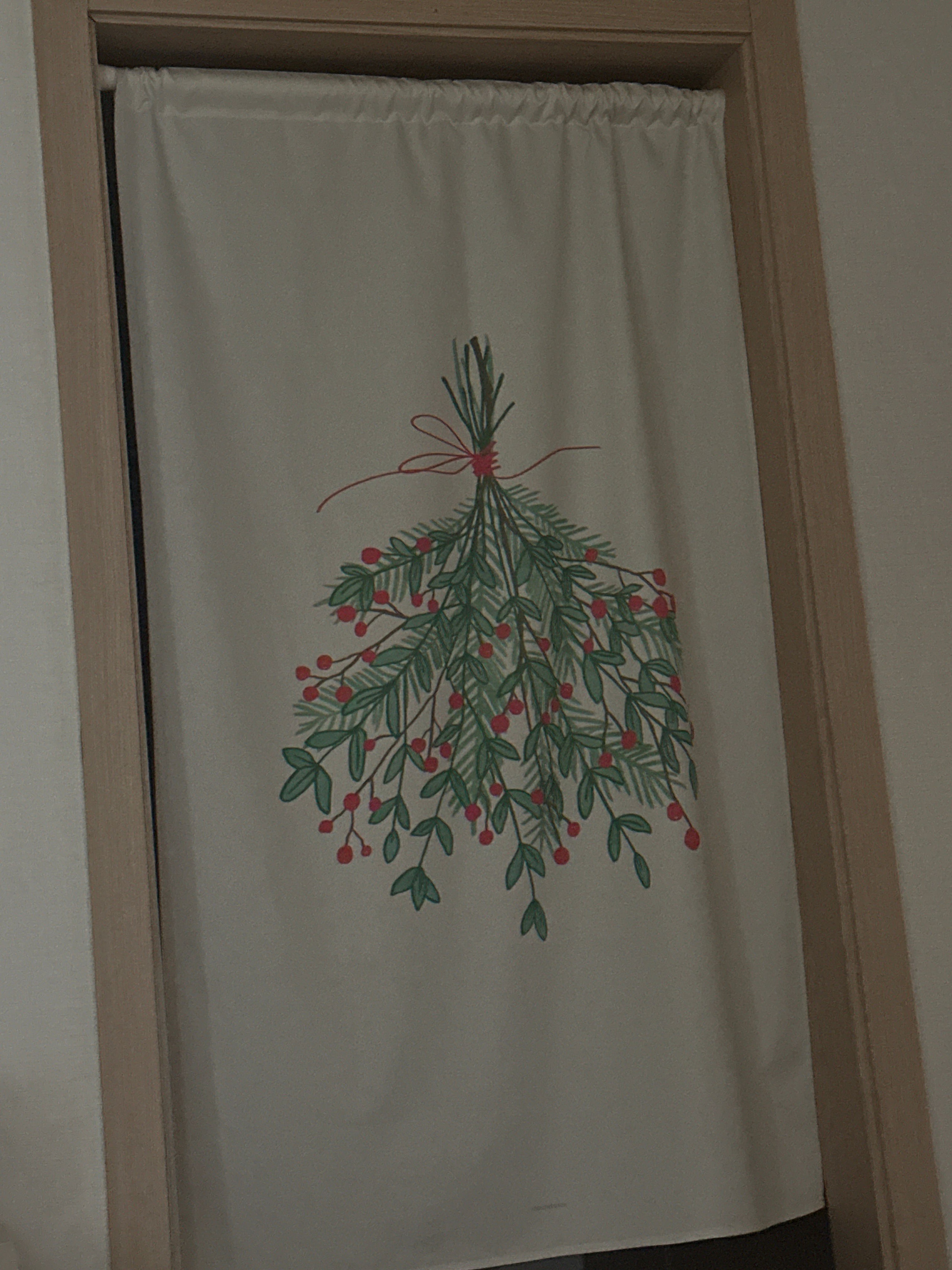 Christmas Bouquet Door Curtain user photo