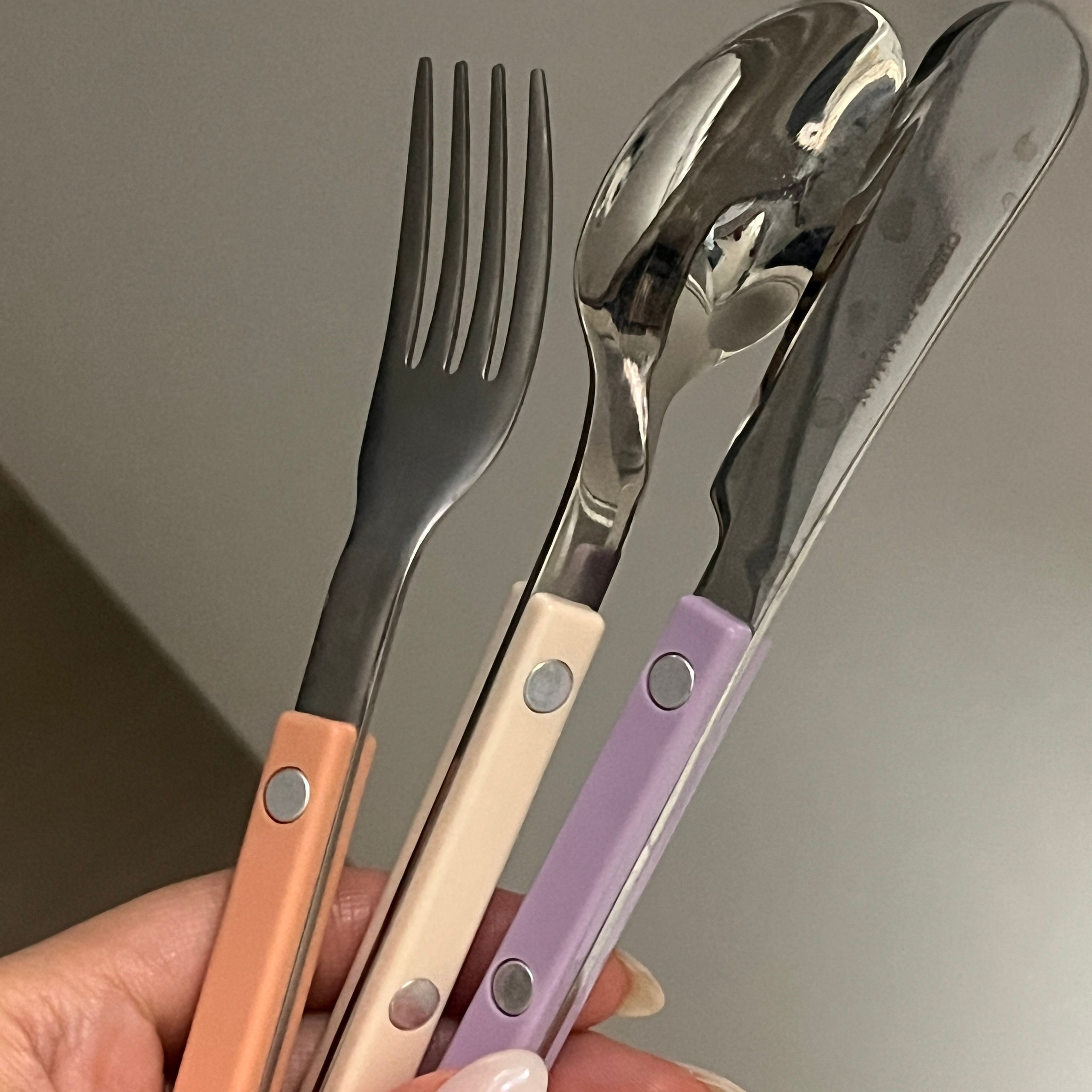 Pastel Dessert Cutlery Set – 3-Piece user photo