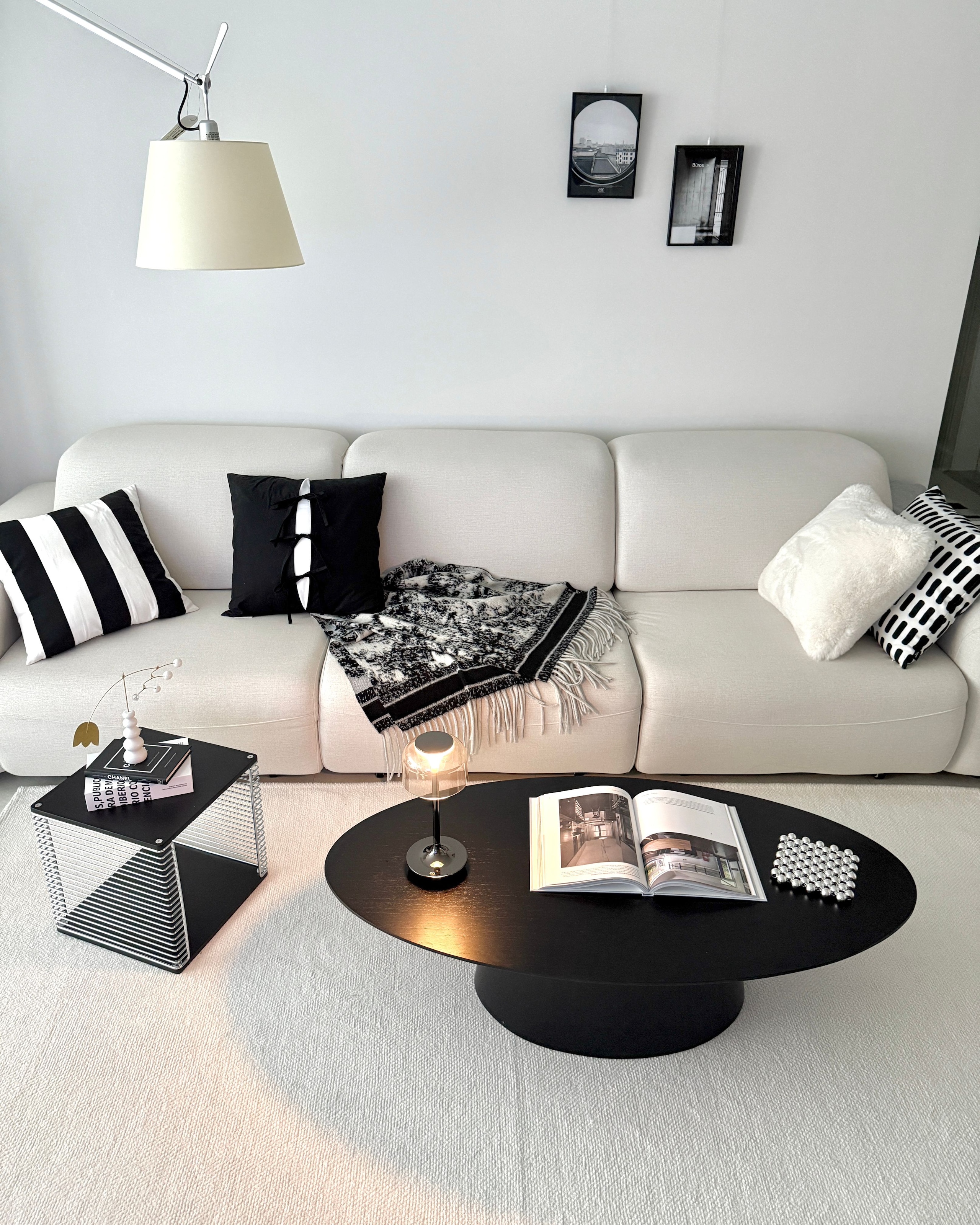 Wire Cube Side Table with Wood Top user photo