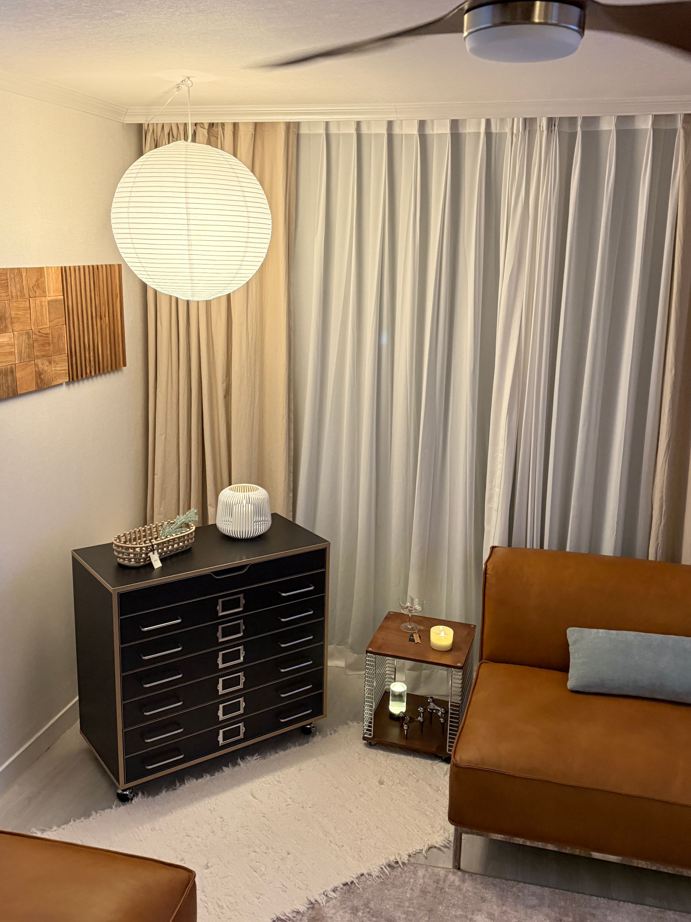 Wire Cube Side Table with Wood Top user photo