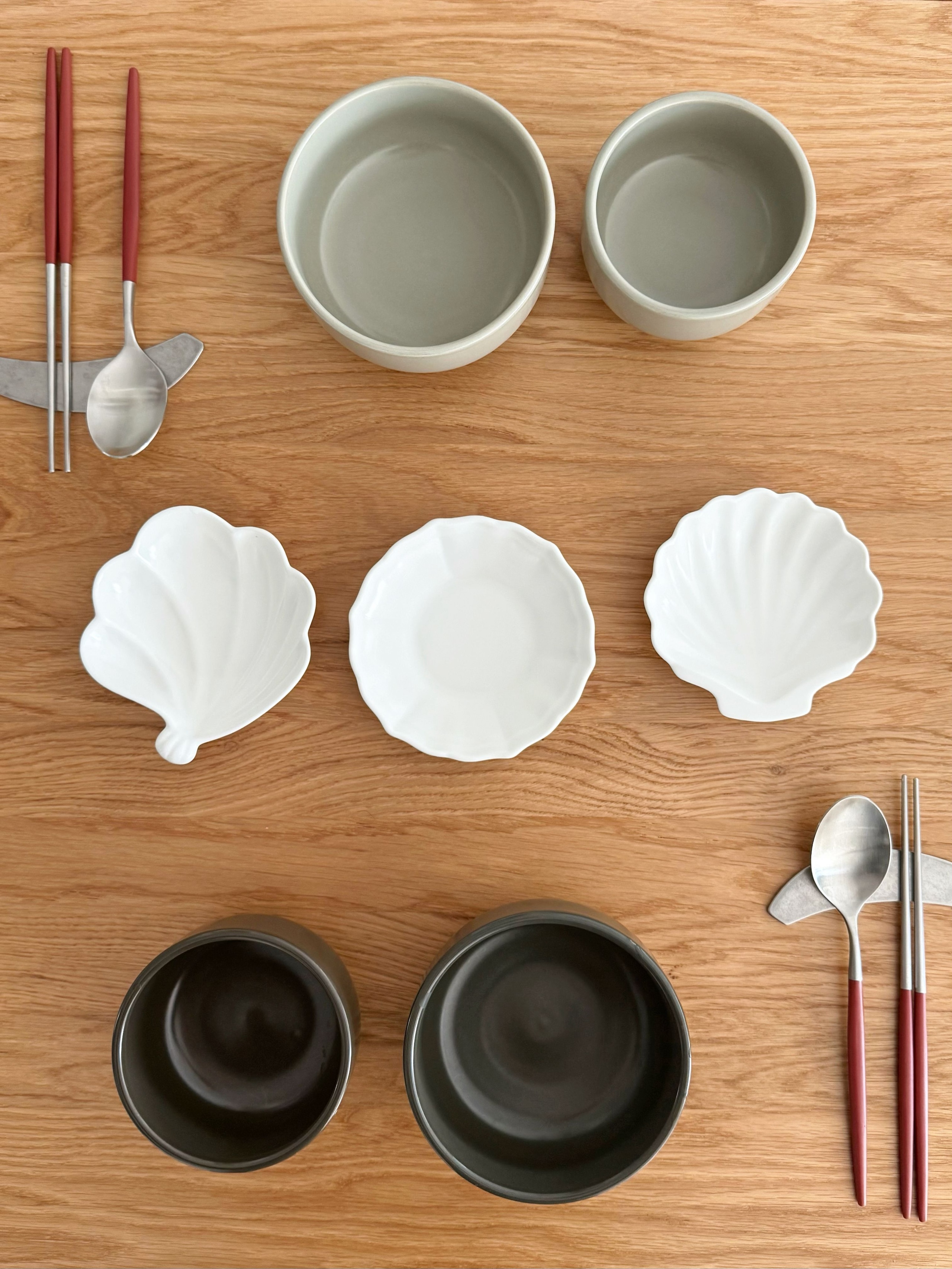 Soft tide collection Gyeol Shell 3-Piece Side Dish Set user photo