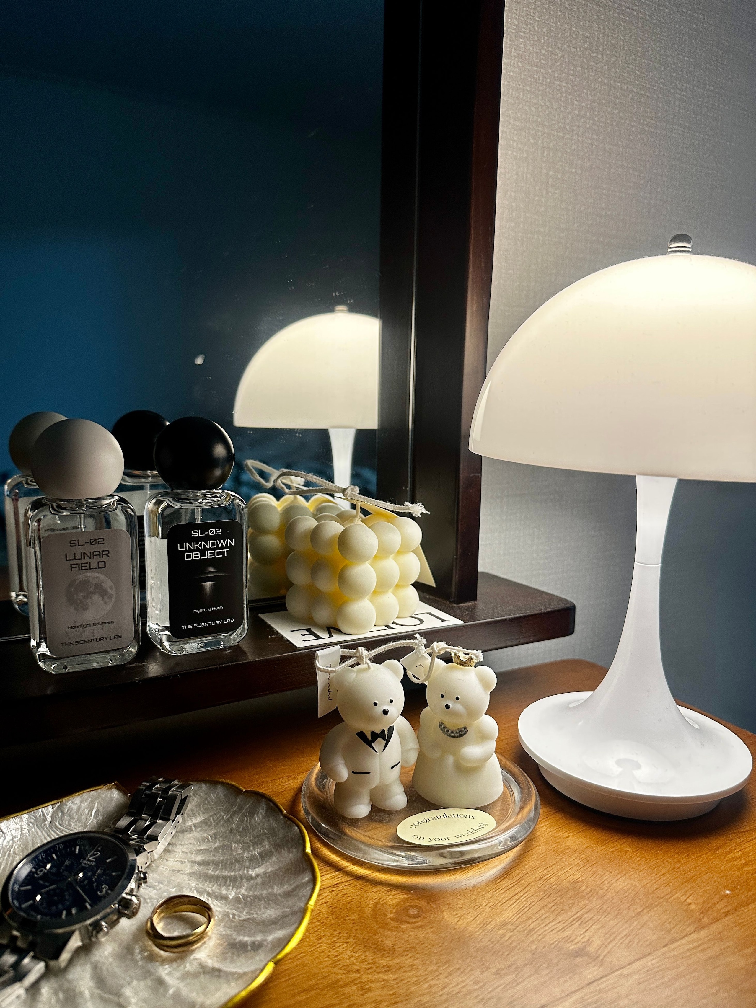 Mini Wedding Bear Candle Set user photo