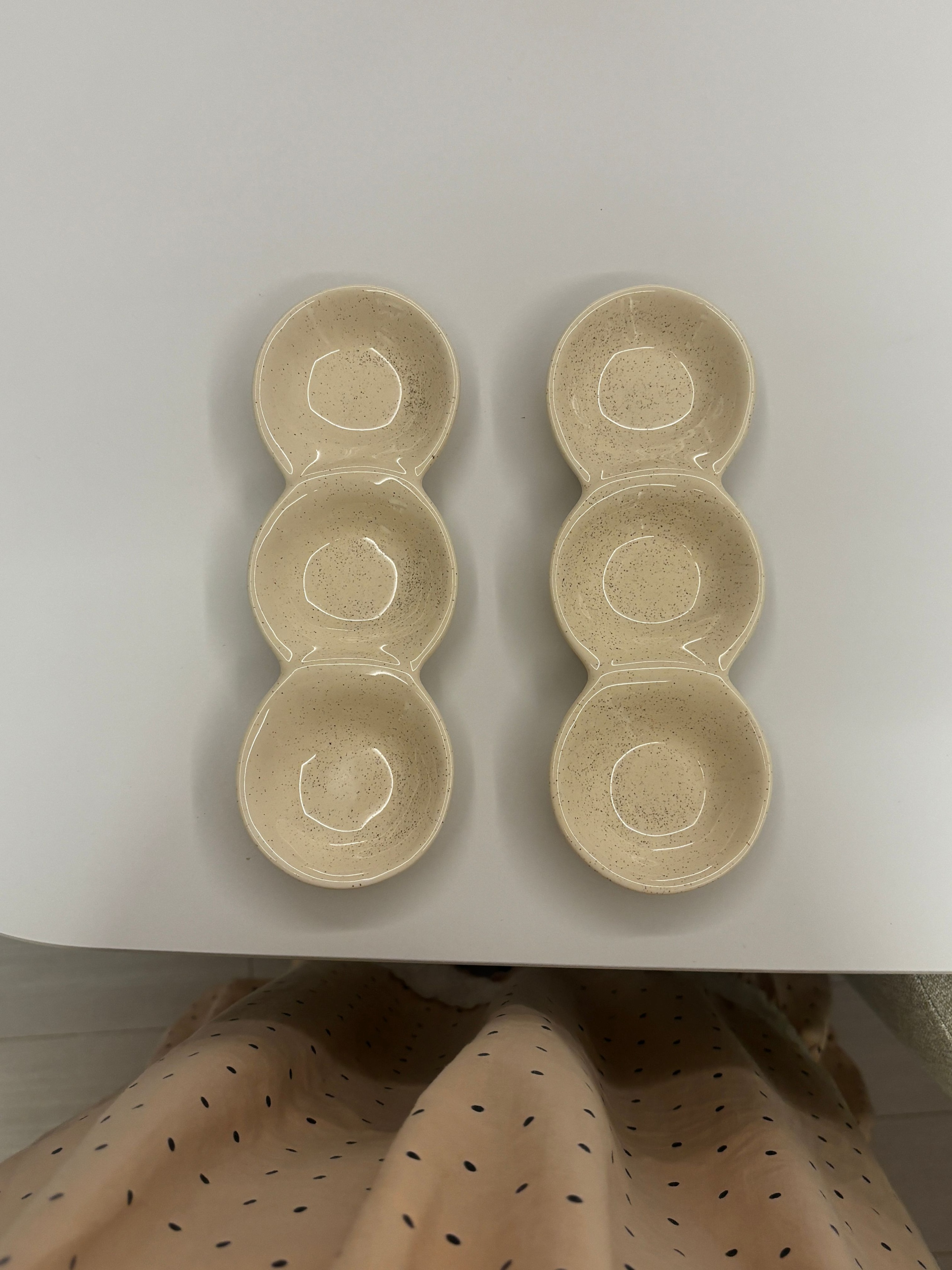 Pebbler 3-Section Divided Sauce Dish user photo