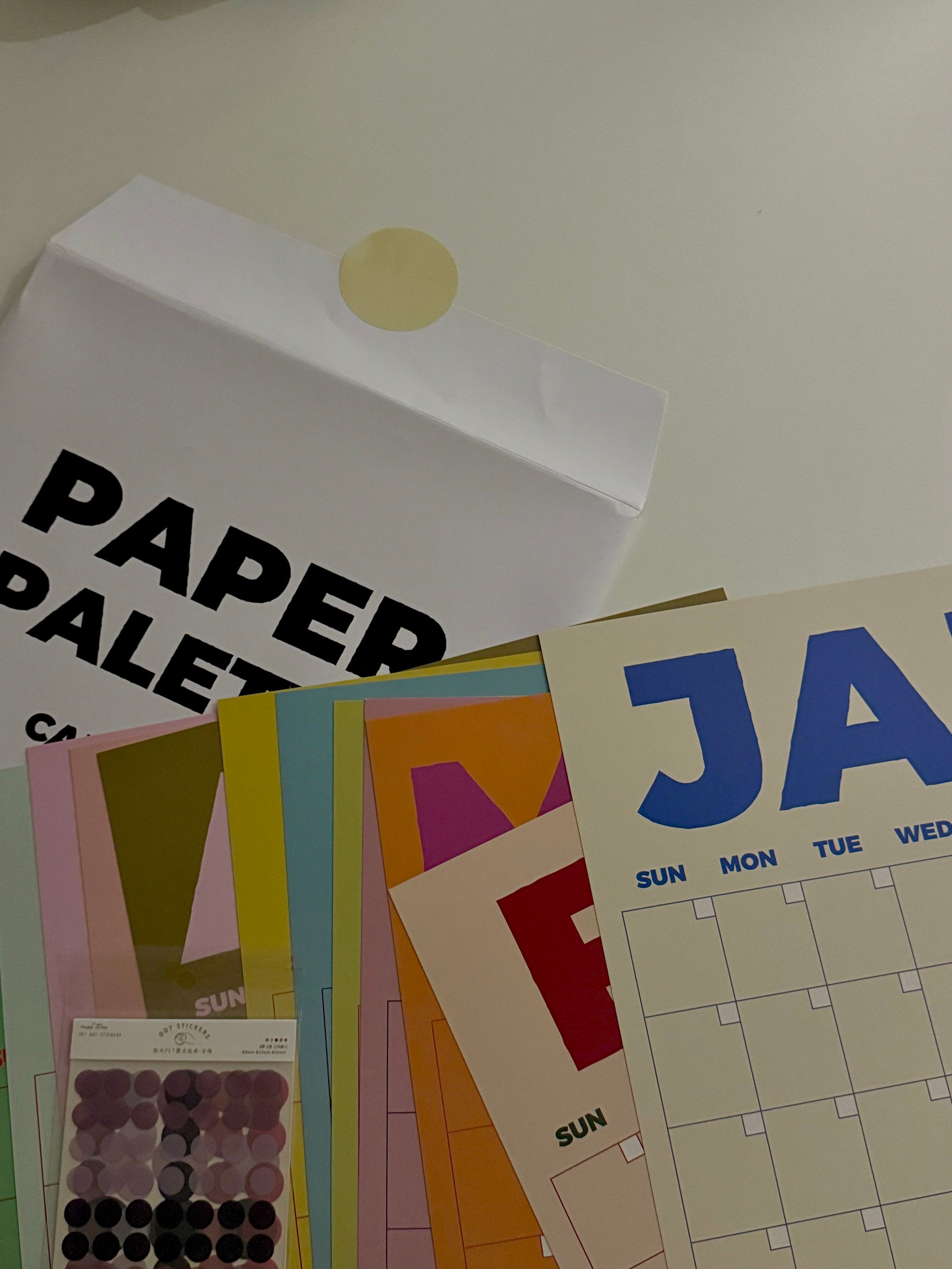 Color Block Perpetual Wall Calendar user photo