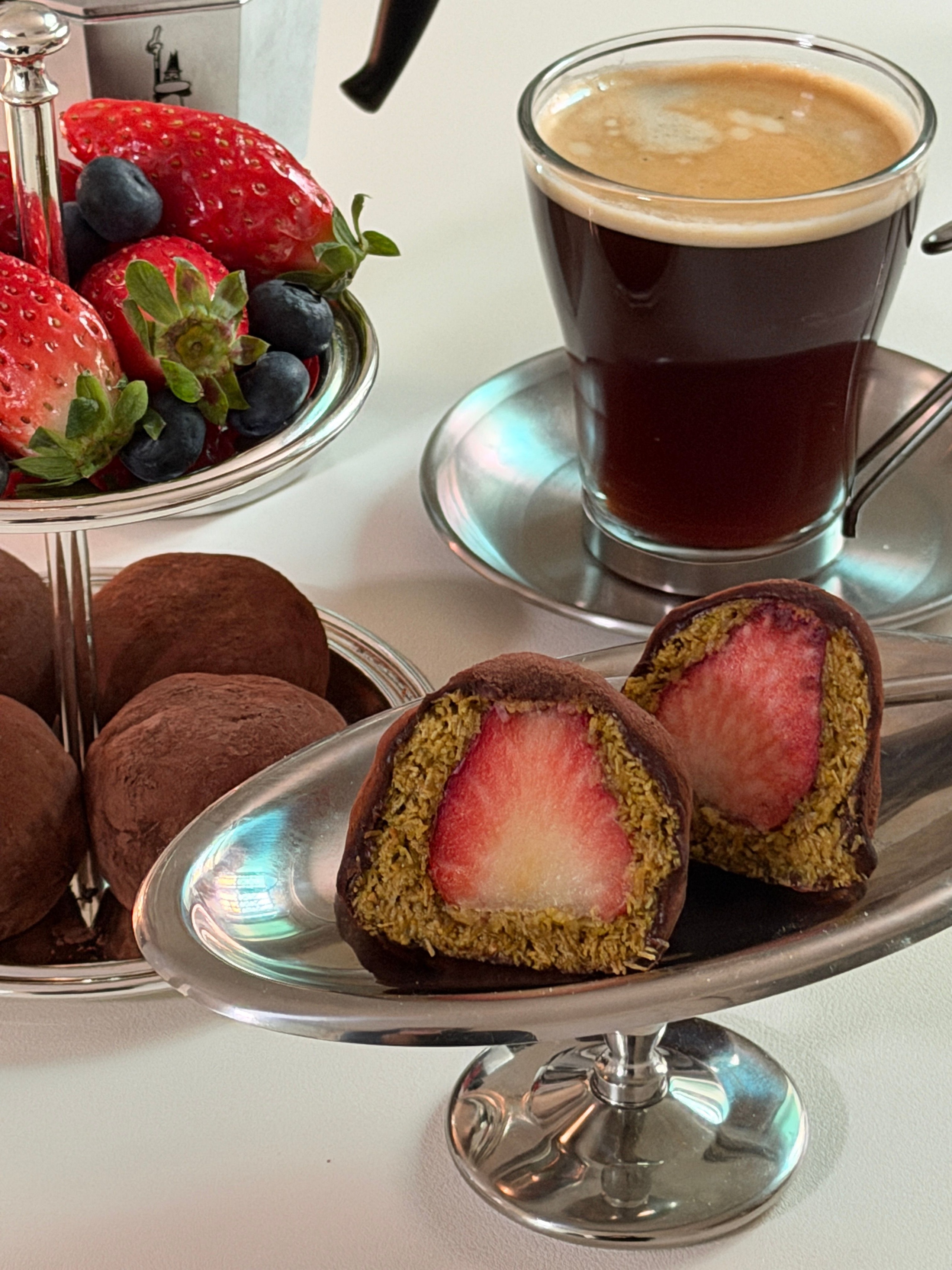 Stainless Steel Dessert Stand Plate user photo