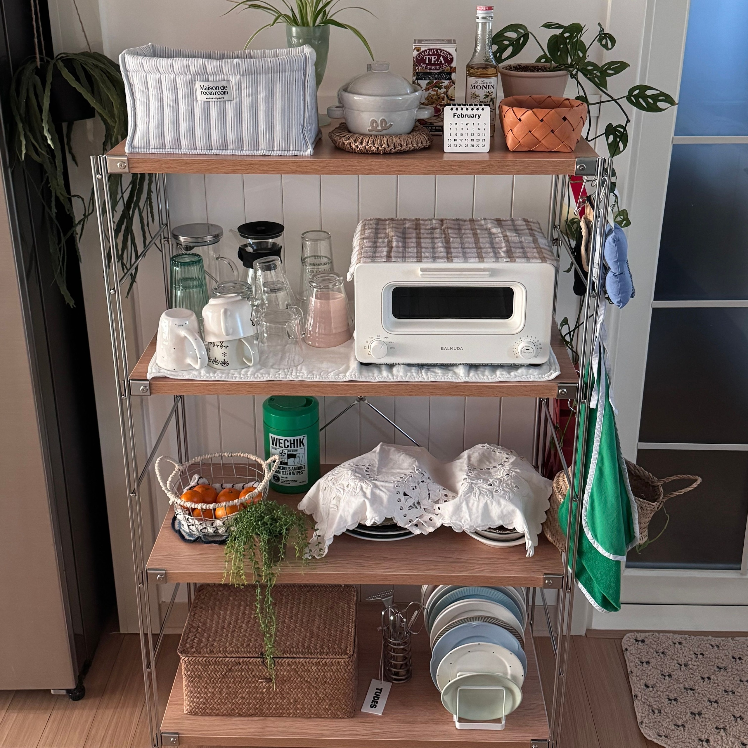 Striped Quilted Storage Basket user photo