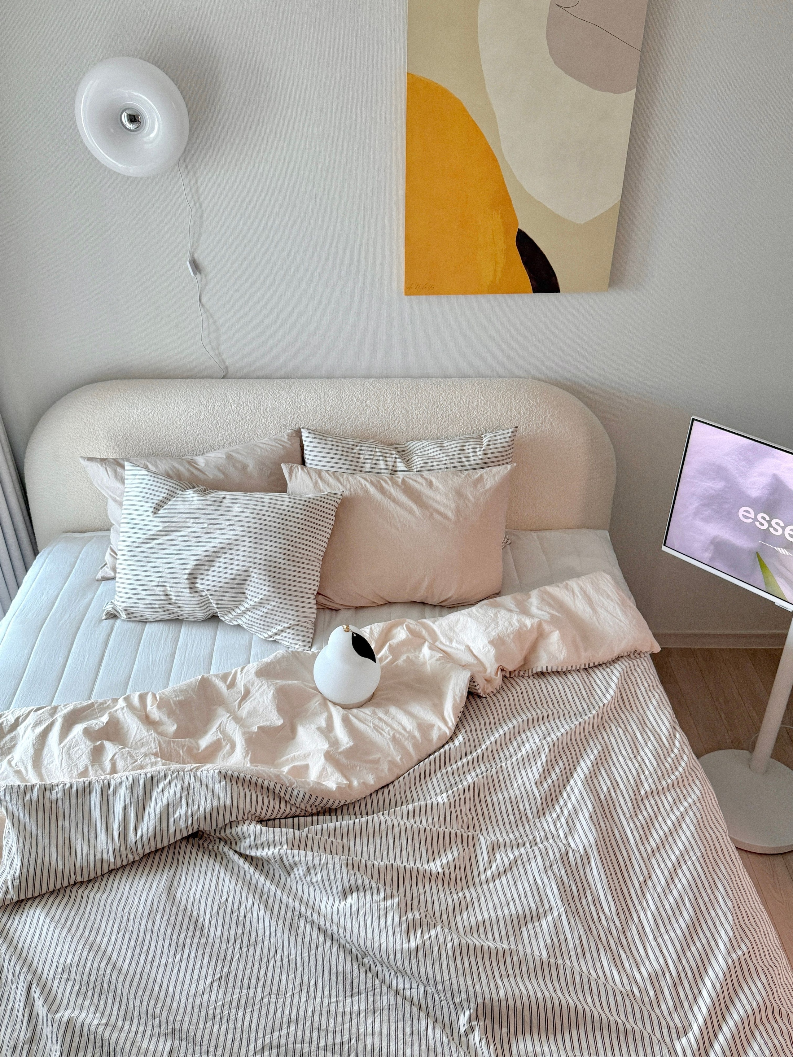 Brown Stripe Reversible Duvet Cover user photo