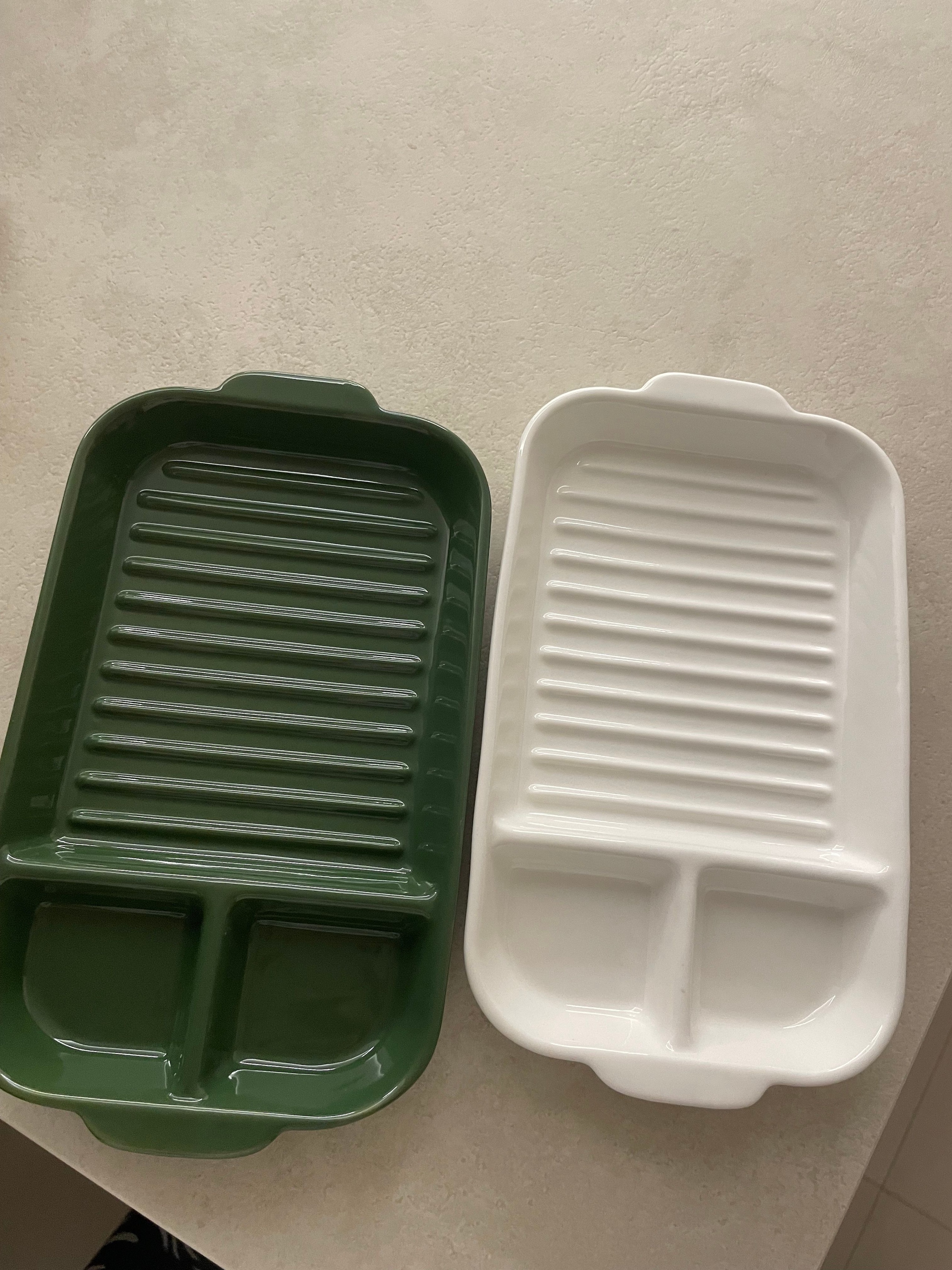 Odette Ceramic Divided Side Plate Set (2-Piece) user photo