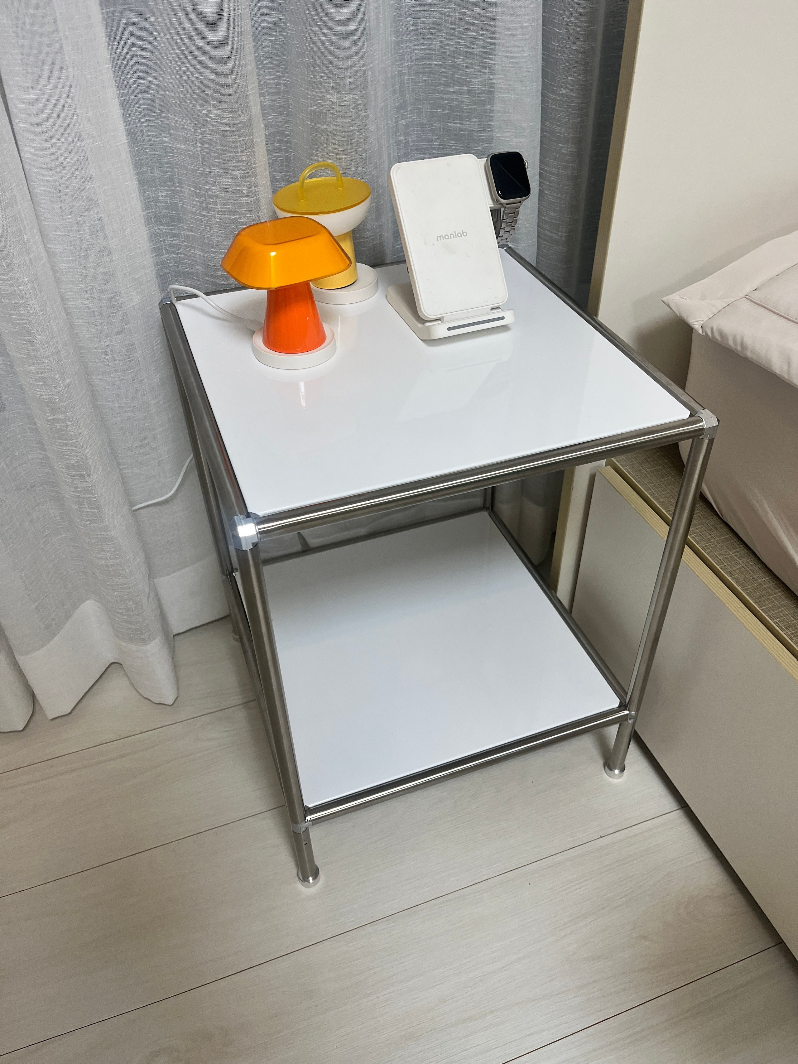 2 Tier Sqaure DIY Modular Storage Side Table user photo