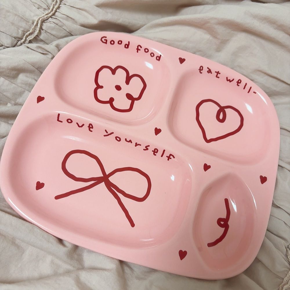 Pink Edition Ceramic Solo Meal Tray Set user photo