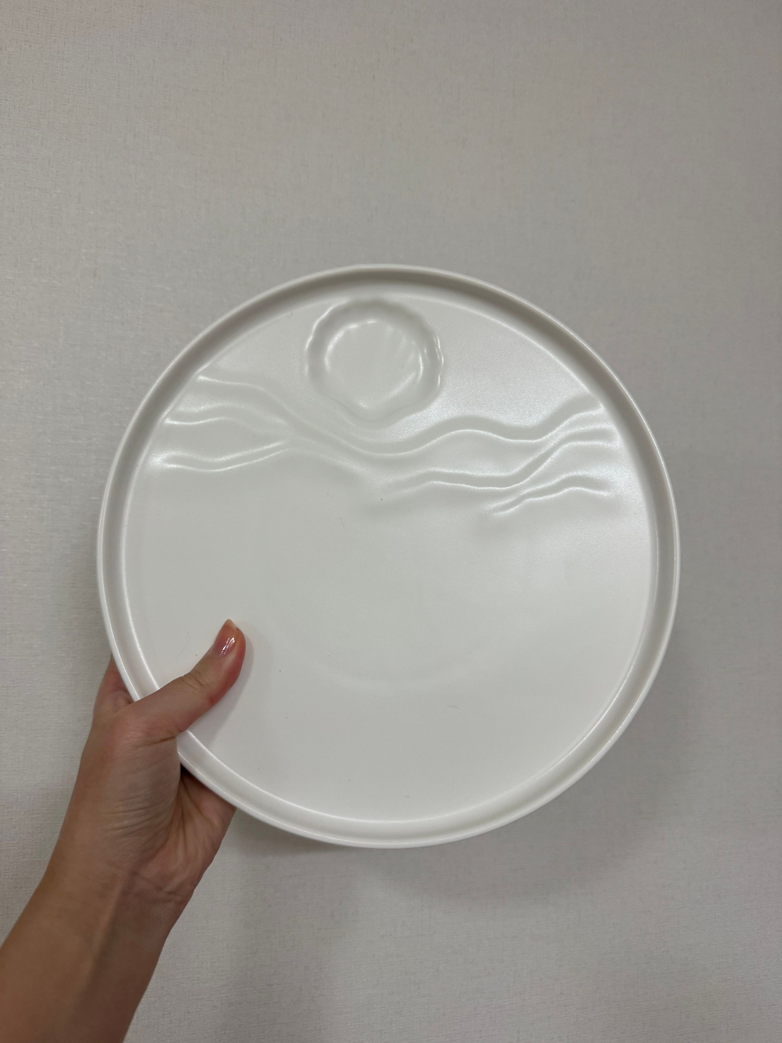 Soft tide collection Gyeol Shell Ceramic Plate user photo