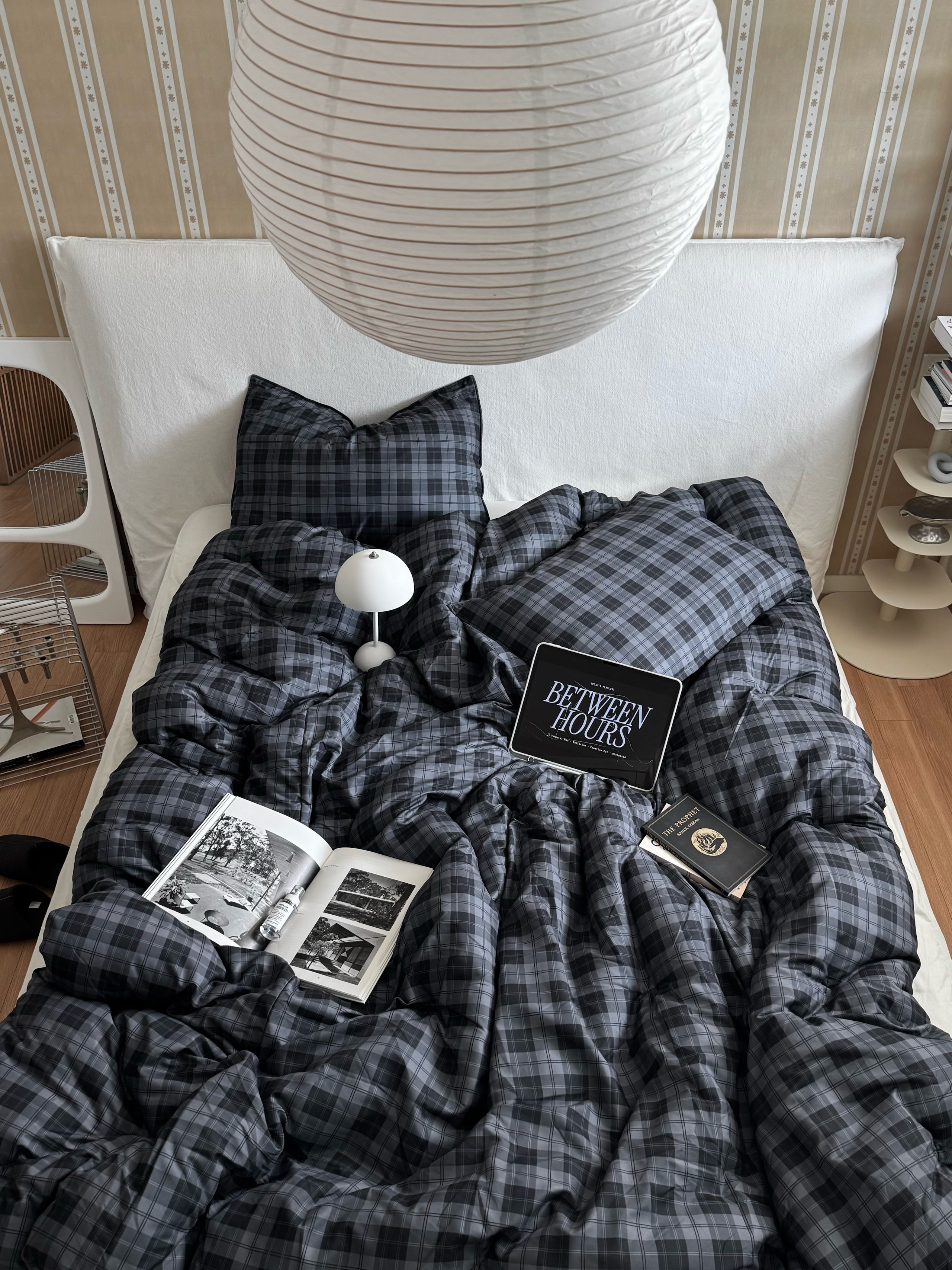 Cloud Check Comforter Set user photo