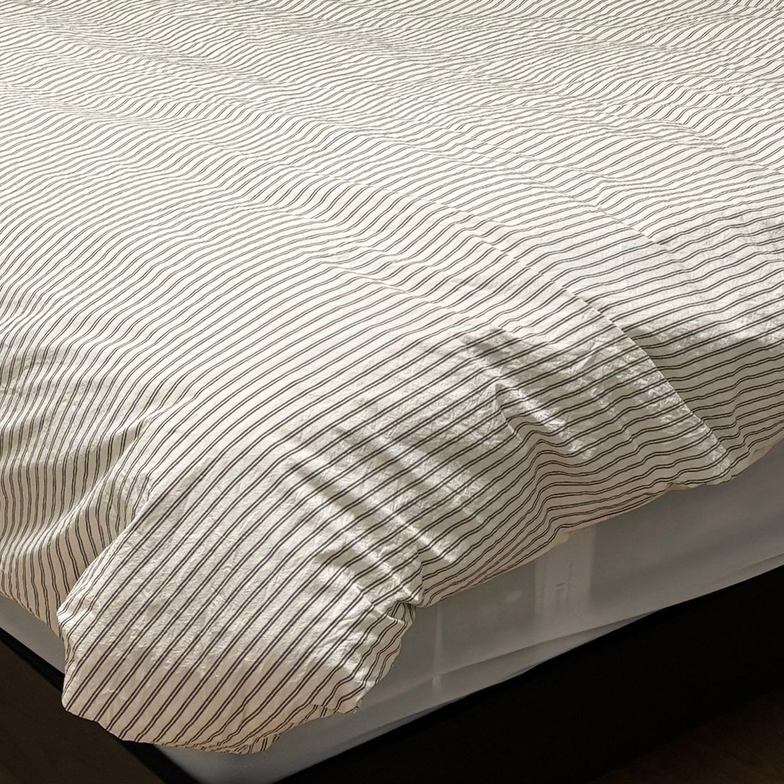 Brown Stripe Reversible Duvet Cover user photo