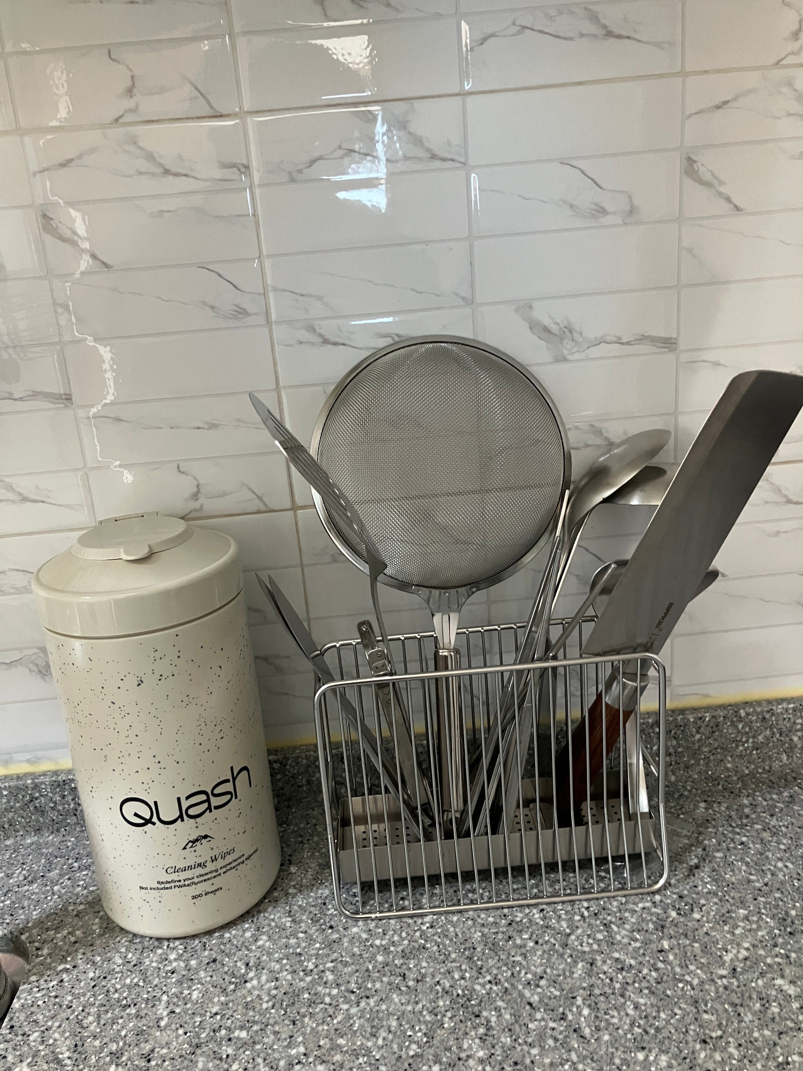Utensil Holder with Drain Tray user photo