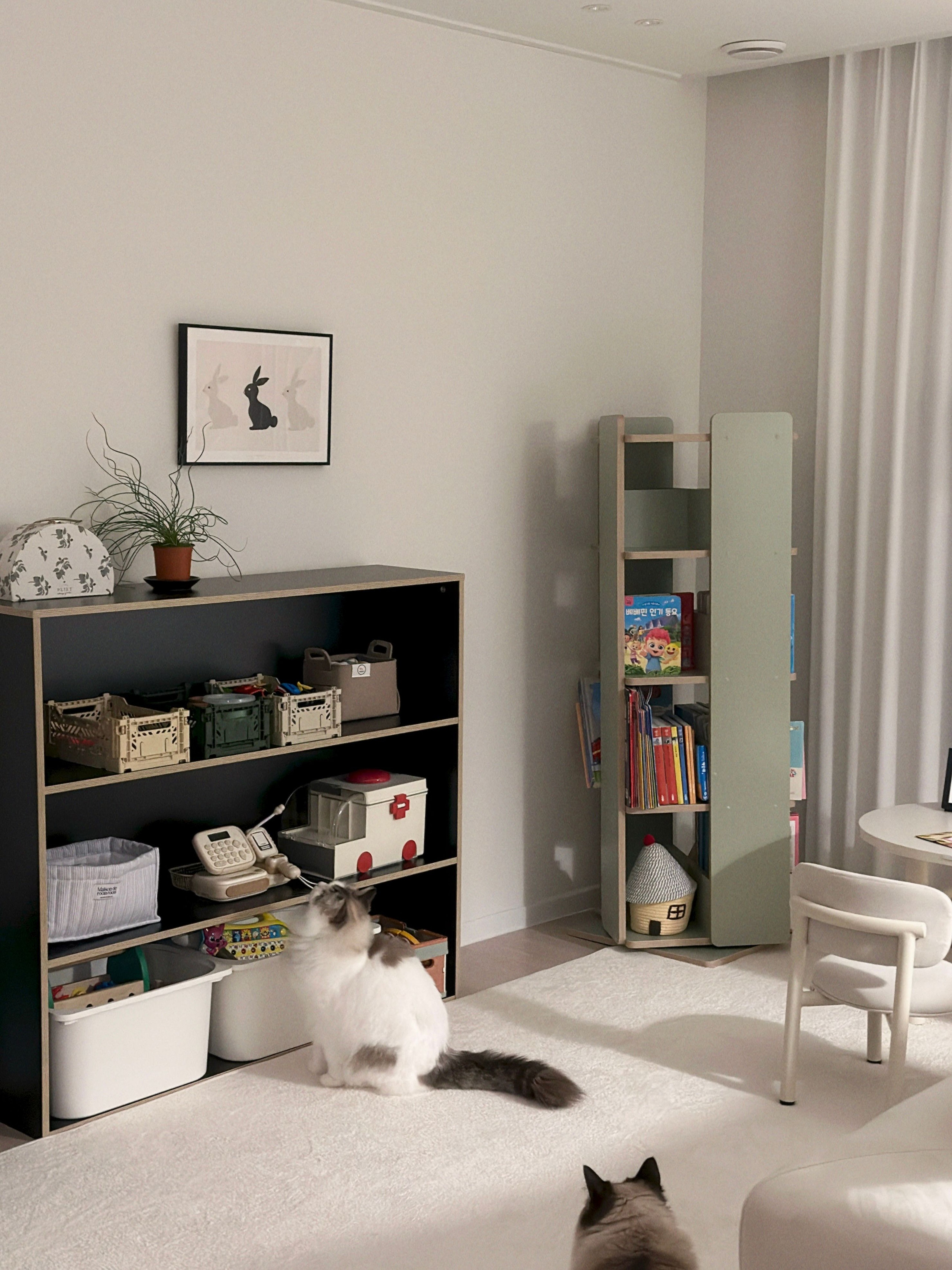 Striped Quilted Storage Basket user photo