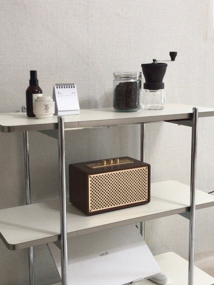 Gott Black Mid-Century Square Shelf user photo