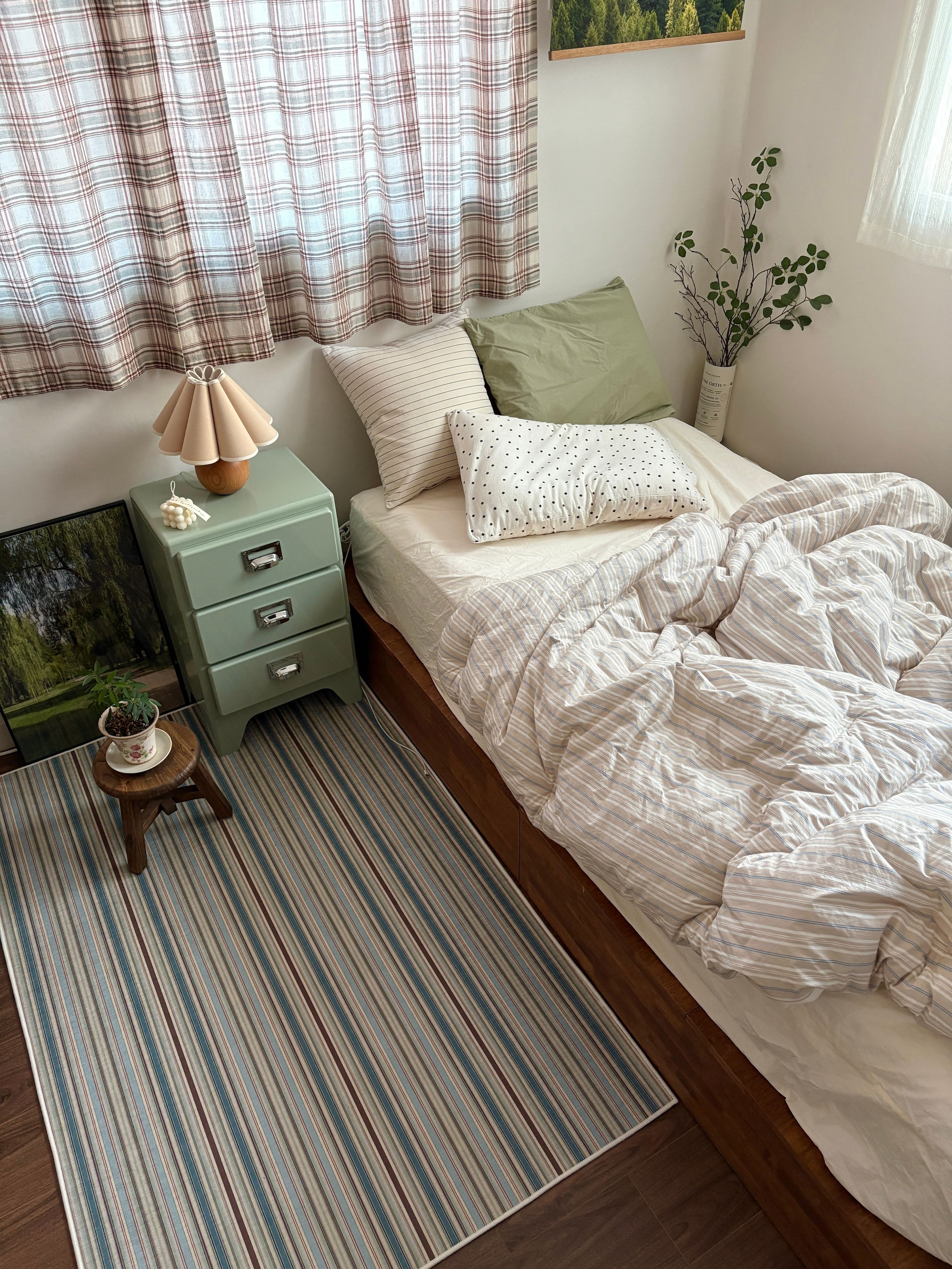 Moss Multi-Stripe Area Rug user photo
