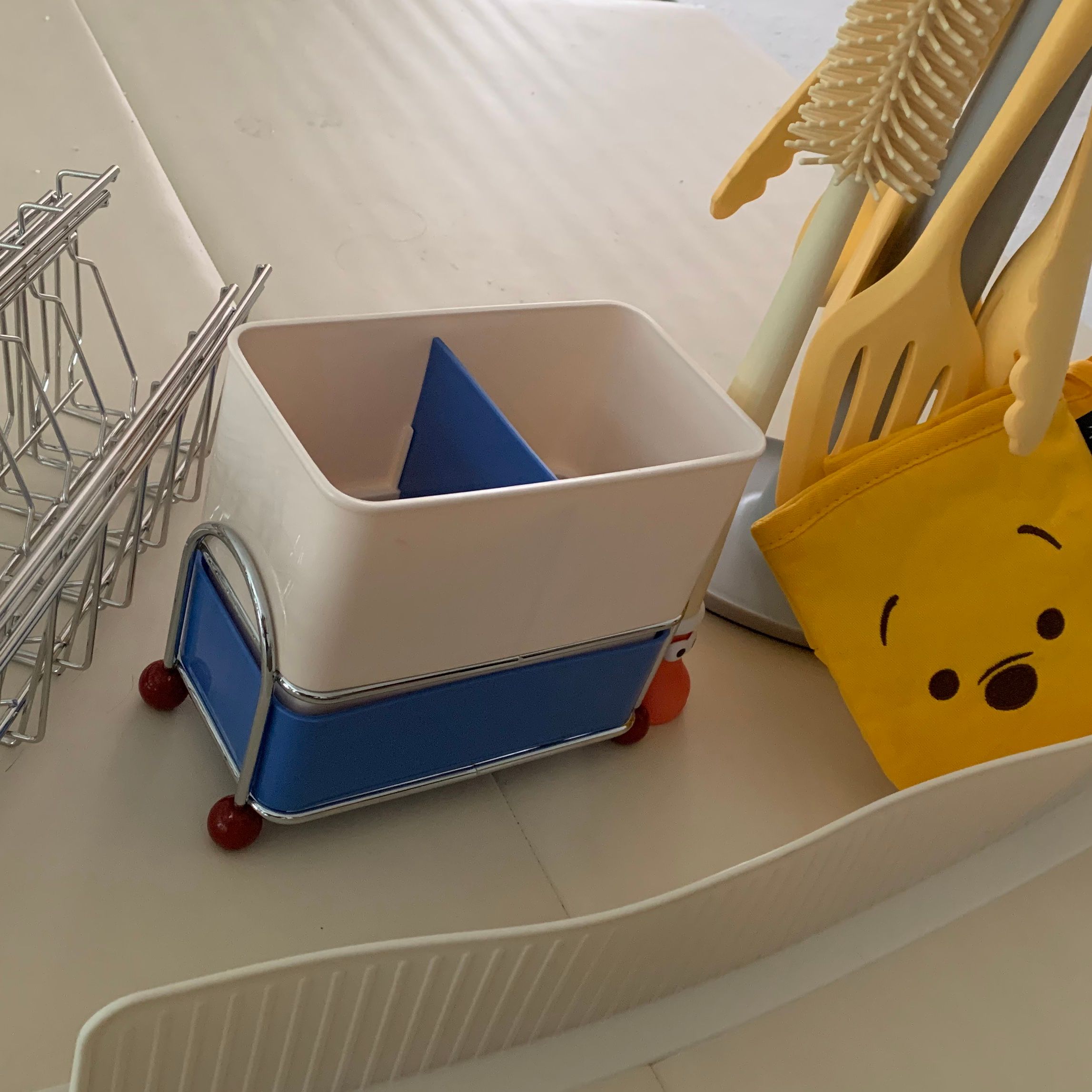 Bauhaus 2-Compartment Draining Cutlery & Utensil Holder user photo