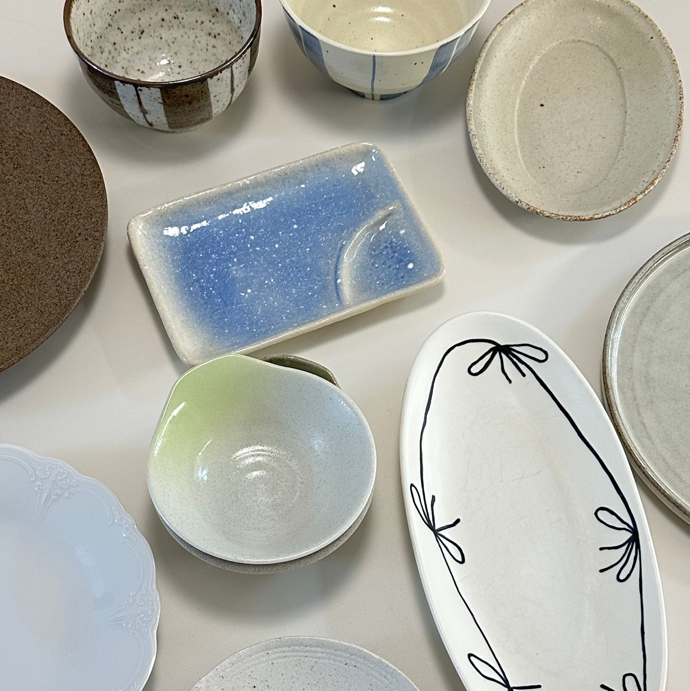 Blue Speckled Divided Plate user photo