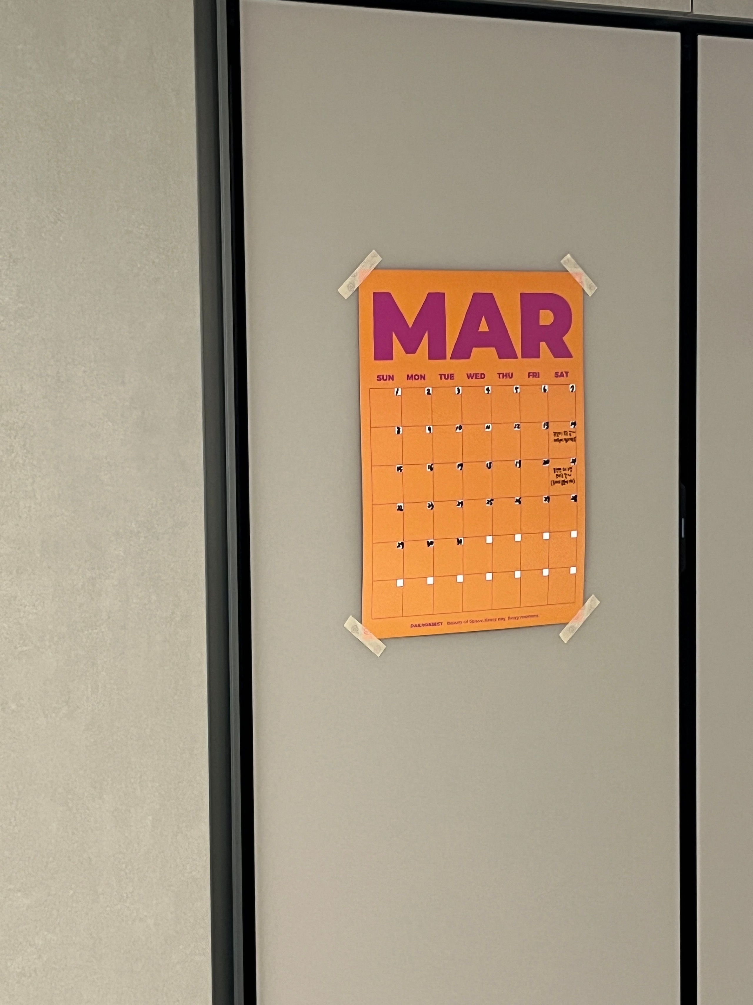 Color Block Perpetual Wall Calendar user photo