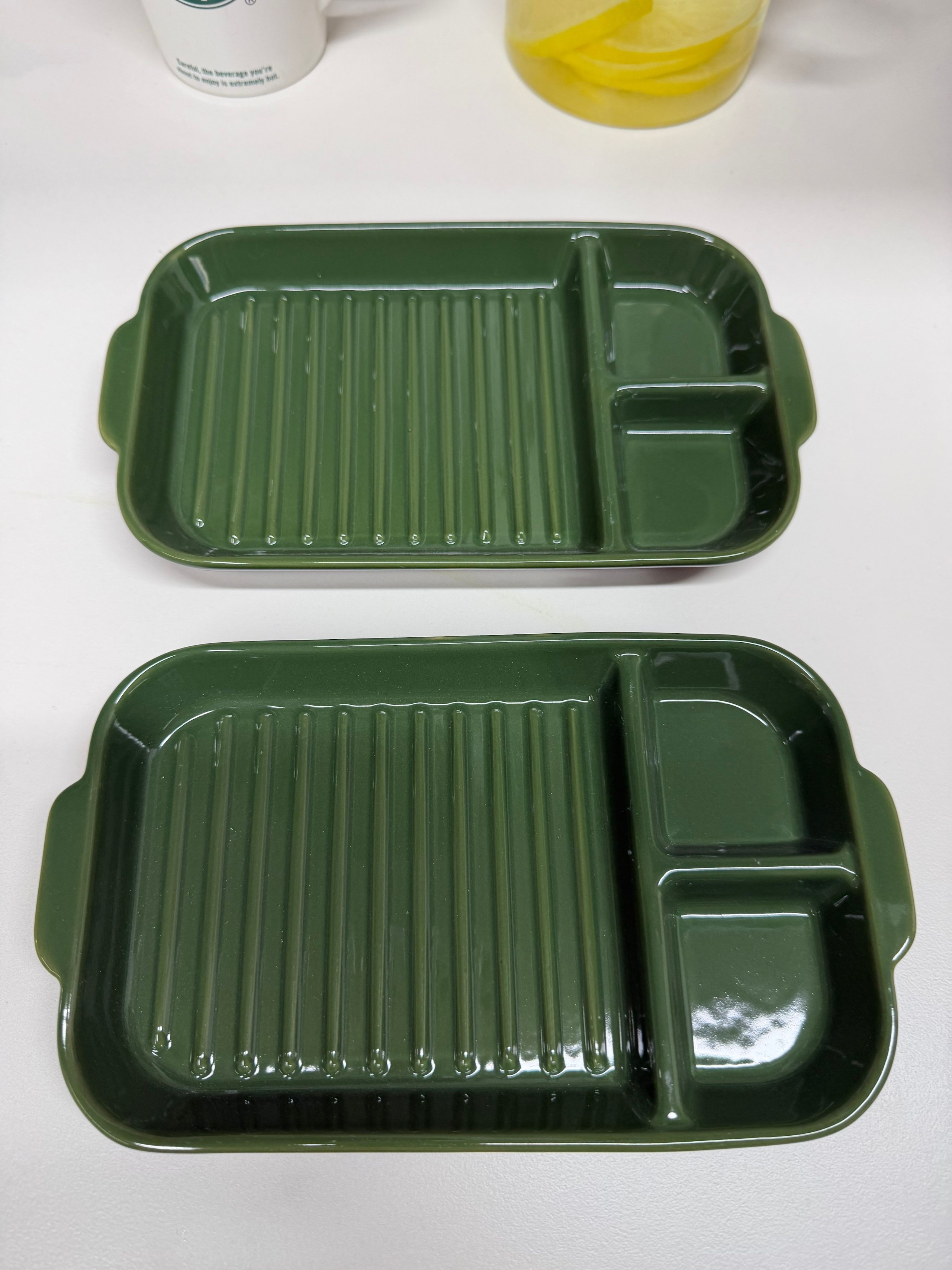 Odette Ceramic Divided Side Plate Set (2-Piece) user photo