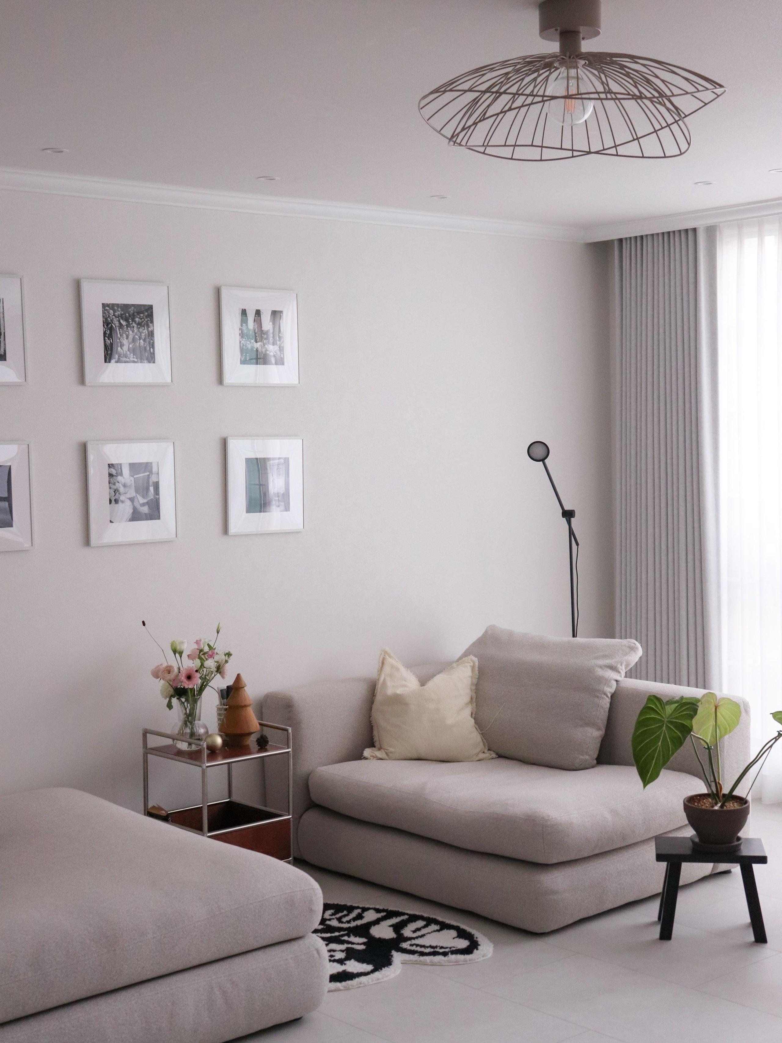 Wood & Steel Rolling Side Table user photo