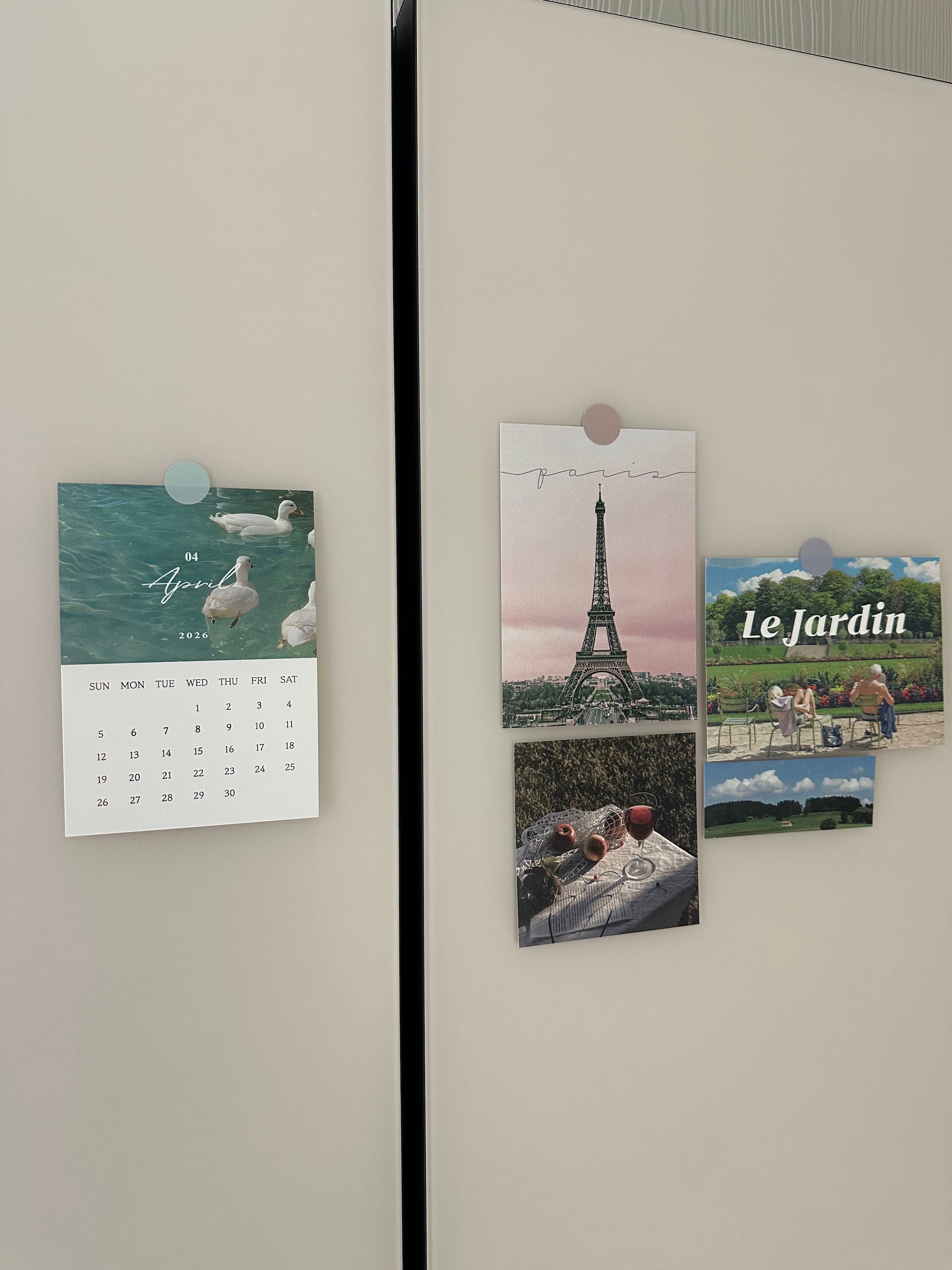 2027 Mini Desk Calendar with Wood Stand user photo